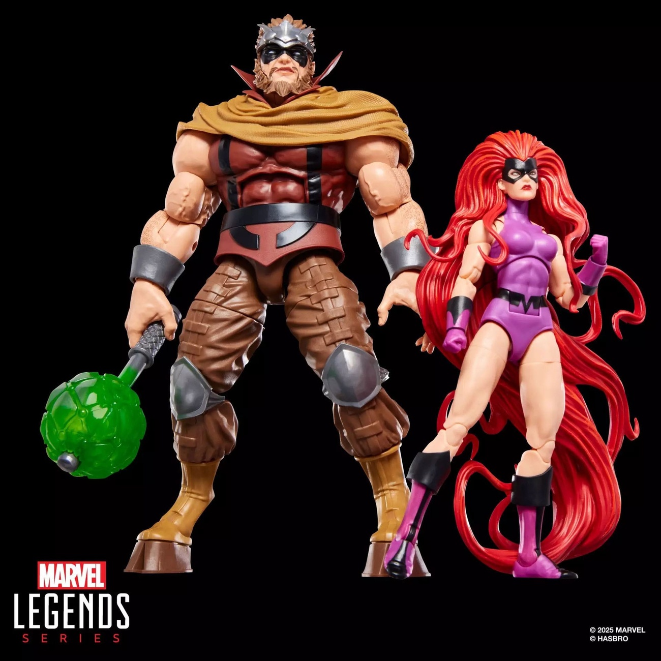 Inhumans Marvel Legends 2-pack actionfigurer – Marvel's Medusa & Marvel's Gorgon 15 cm