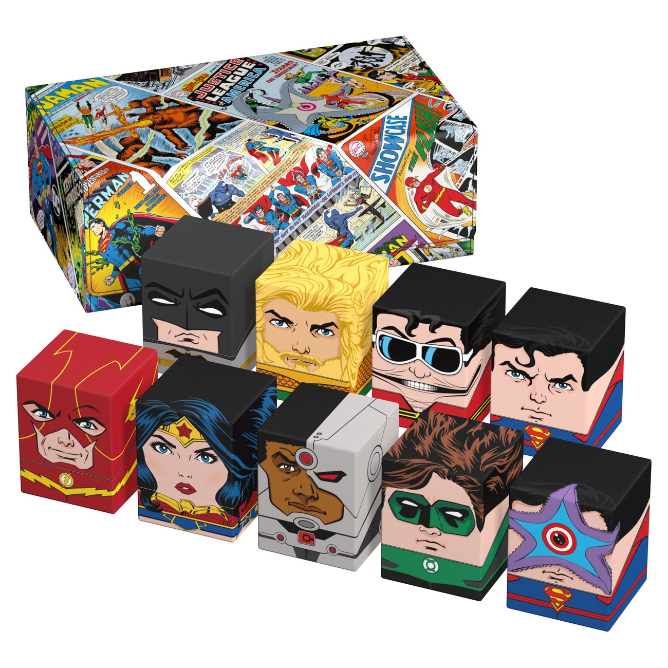 Squaroes Collectors Case 800 DC Justice League™ - Comics vintage
