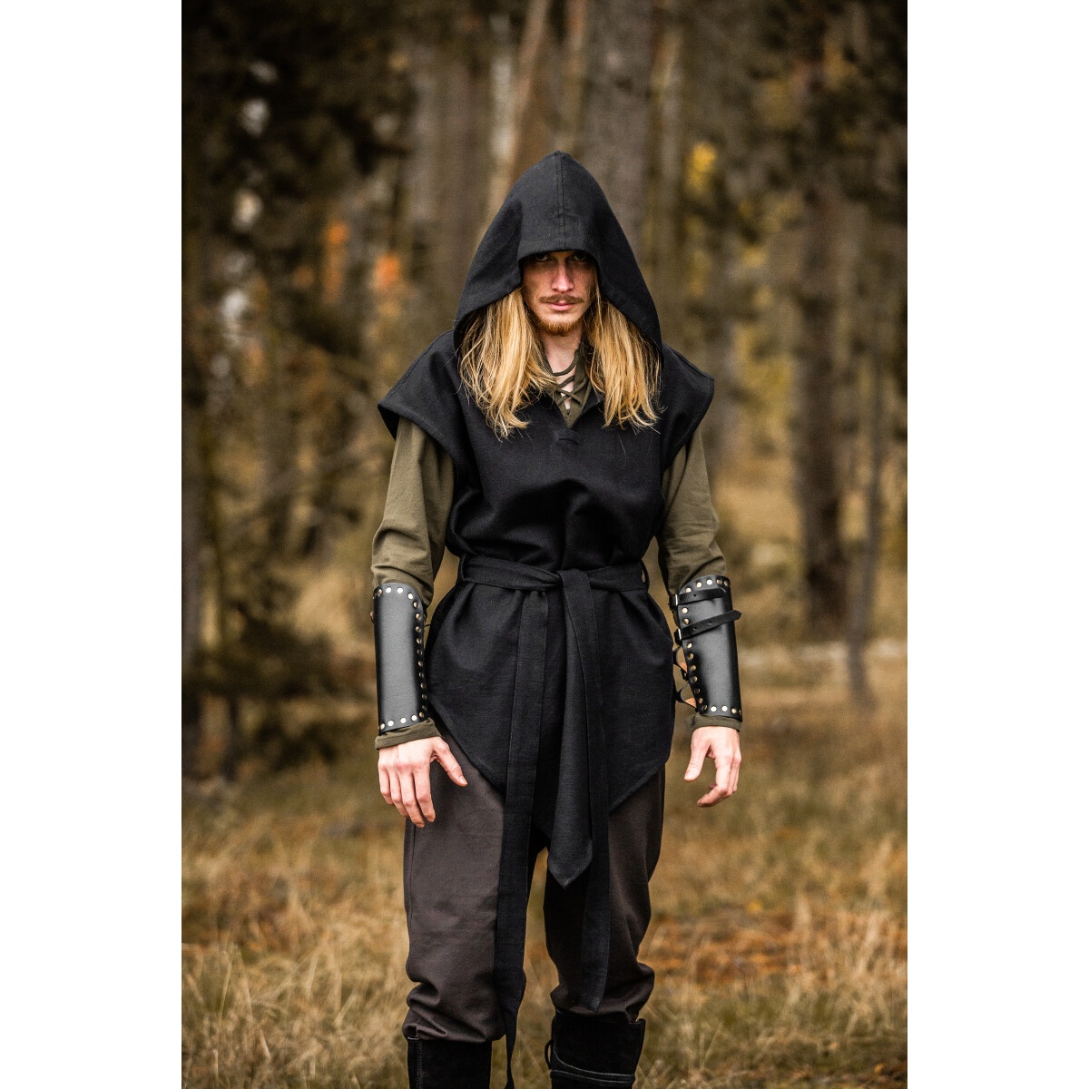Medieval Ranger Tunic Aldon black