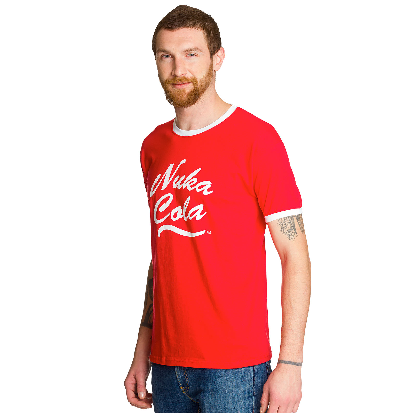 Fallout - T-shirt Nuka Cola rouge