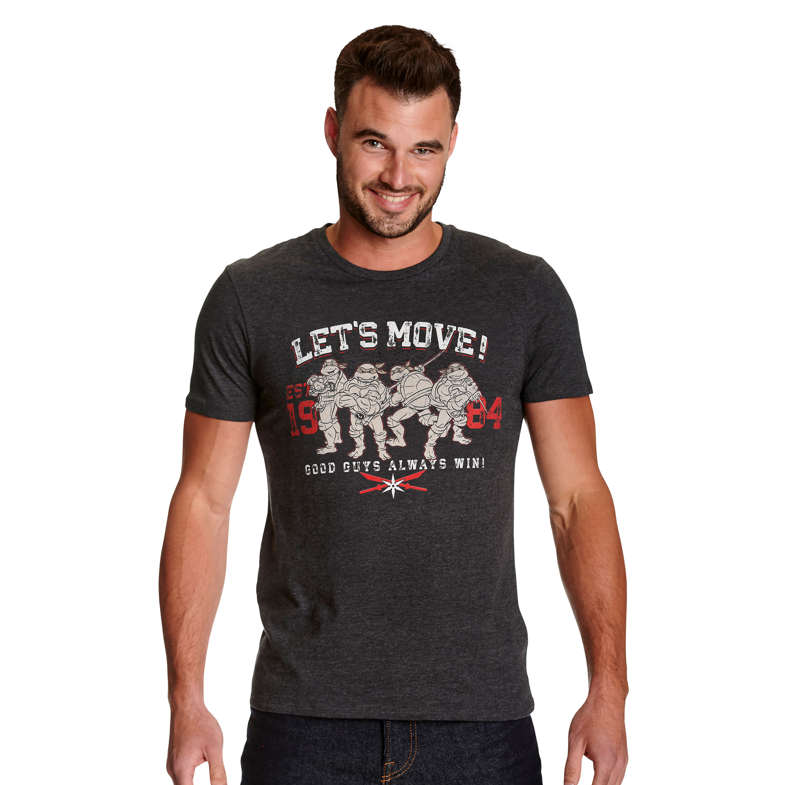 Teenage Mutant Ninja Turtles - Lets Move! T-Shirt schwarz