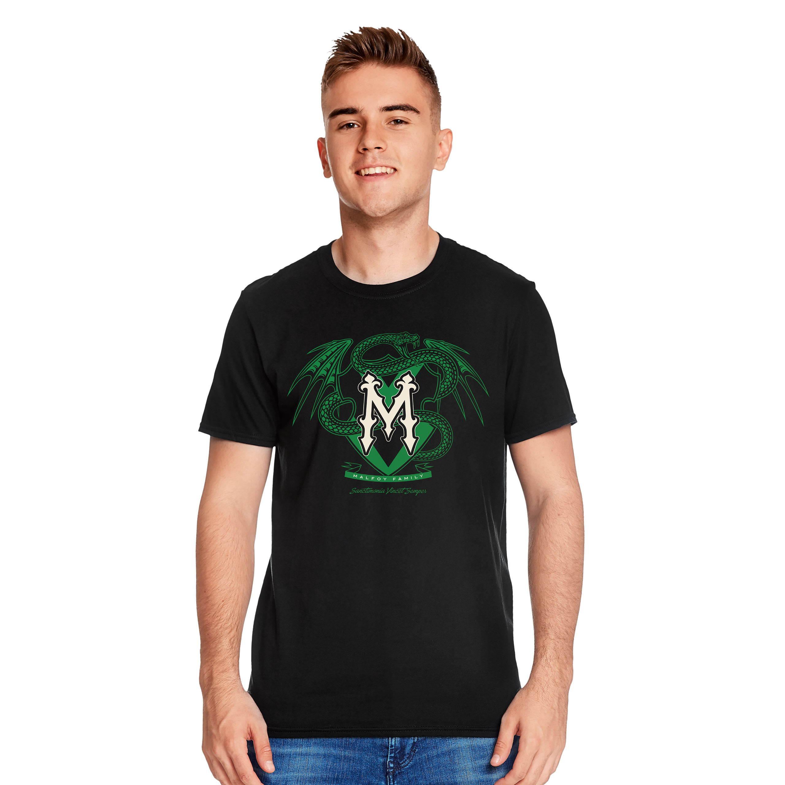 Malfidus Familie T-Shirt Zwart - Harry Potter