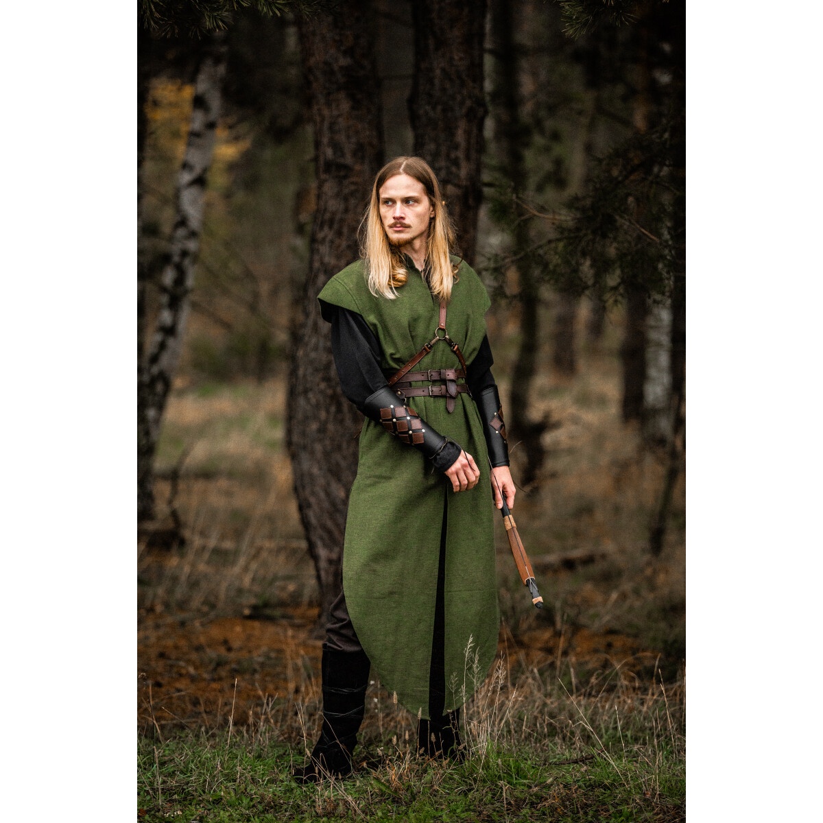 Medieval Ranger Tunic Arun green