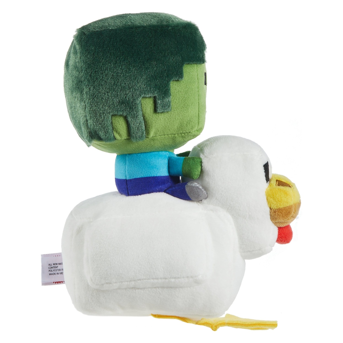 Minecraft figura de peluche deluxe Chicken Jockey 20 cm
