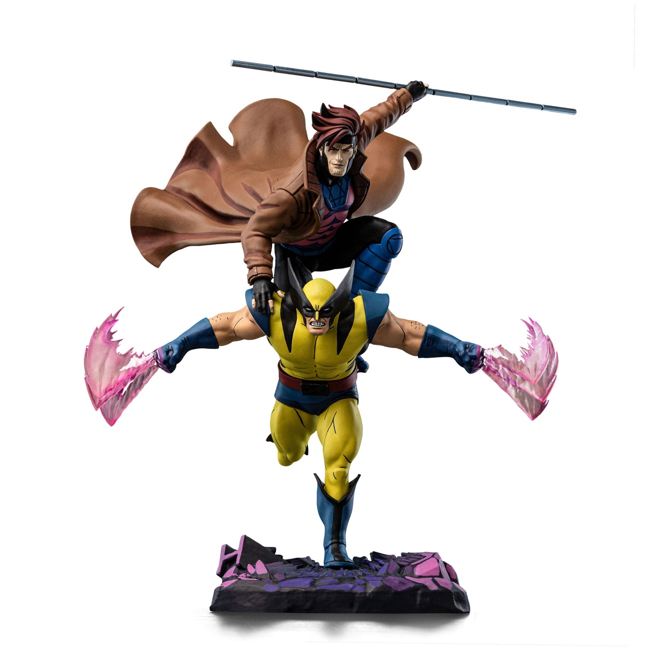 Marvel Deluxe Art Scale Statue 1/10 X-Men97 Gambit & Wolverine 29 cm
