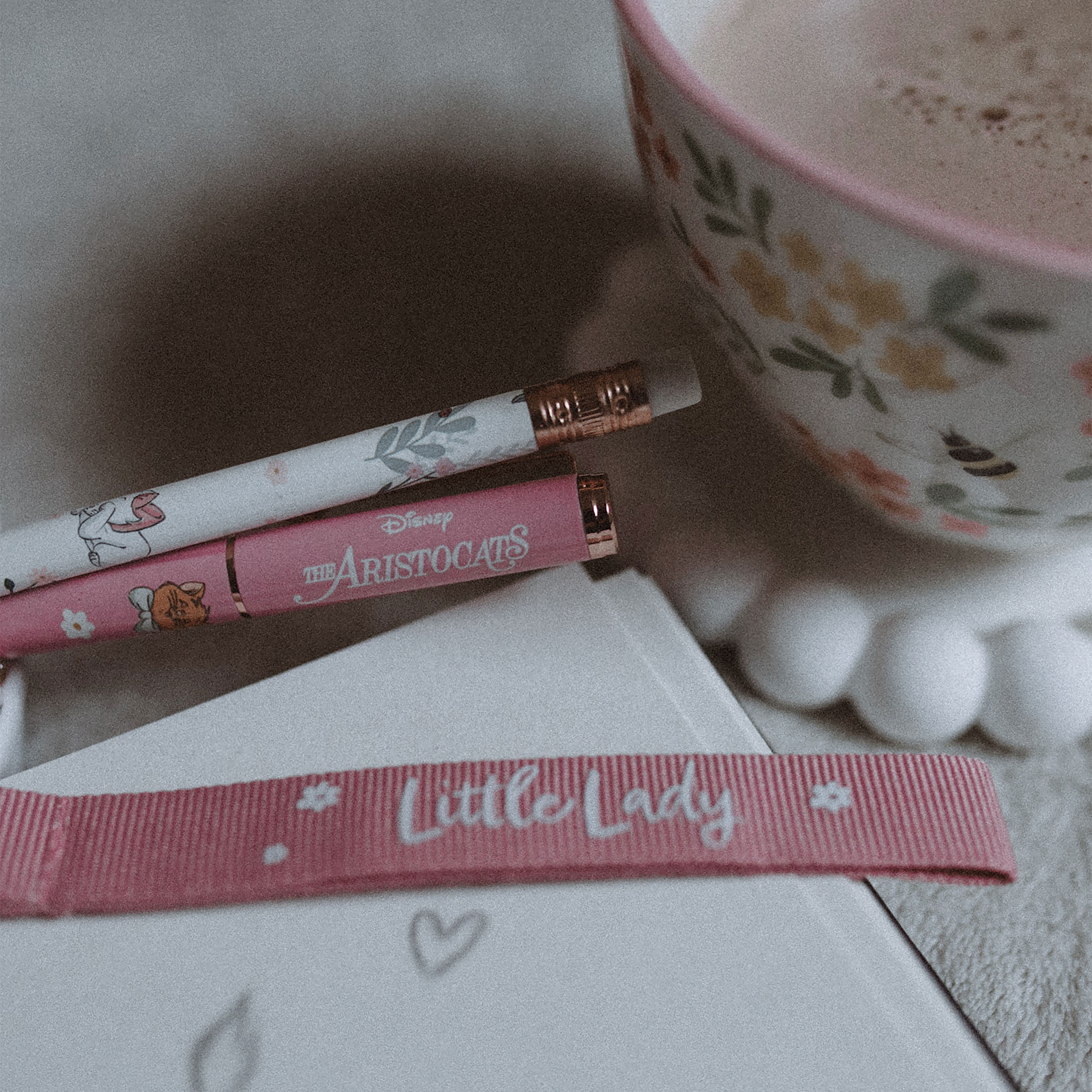 Les Aristochats - Trousse Marie avec stylo et crayon