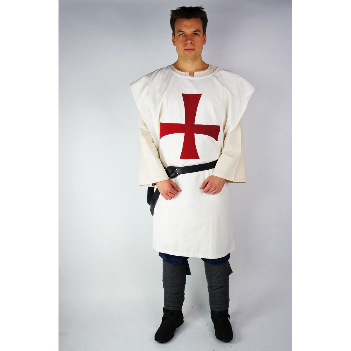 Medieval Surcoat of the Knights Templar black-red