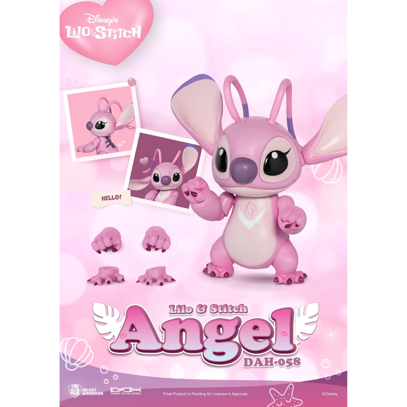 Disney Dynamic 8ction Heroes action figure 1/9 Angel (Lilo & Stitch) 16 cm