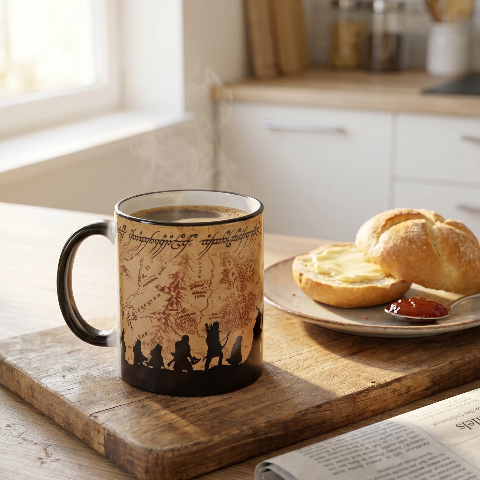 Mug La Communauté en Terre du Milieu - Le Seigneur des Anneaux
