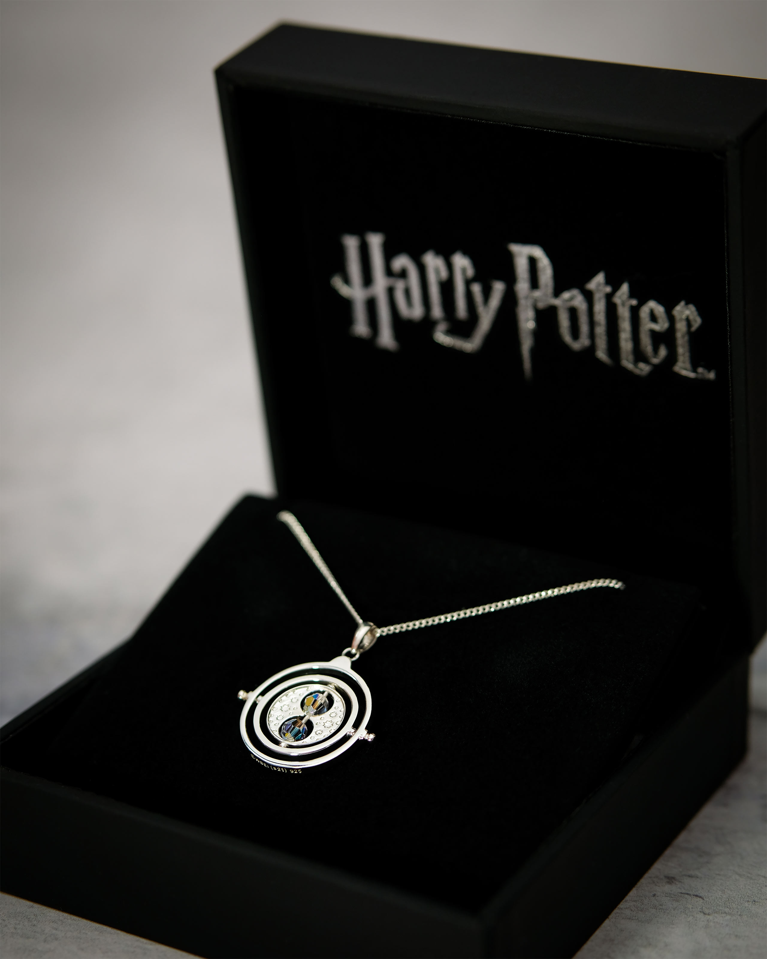 Harry Potter - Time-Turner Necklace with Crystals Silver