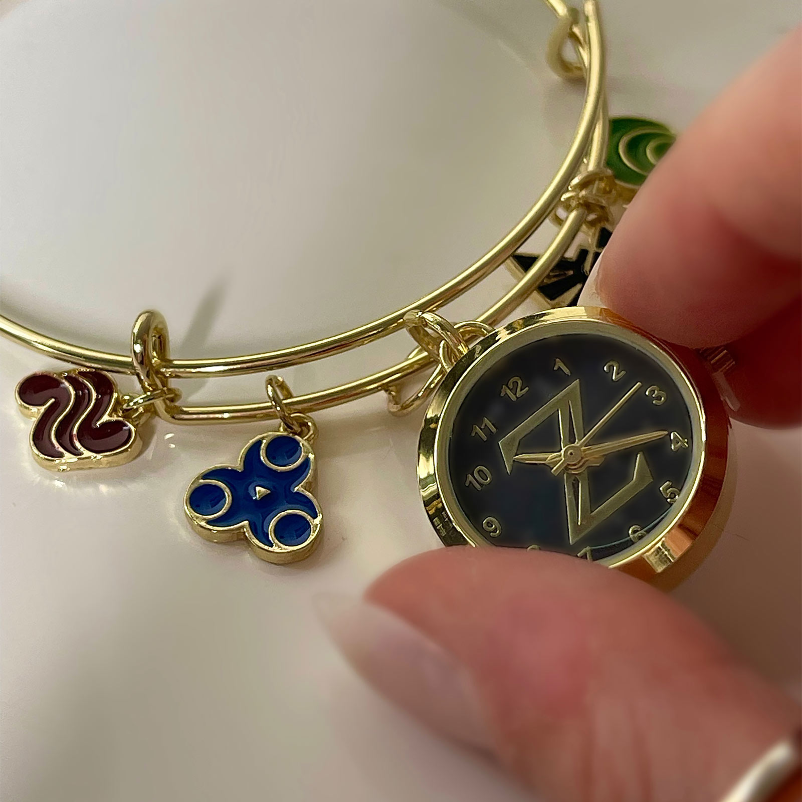 Zelda - Symbols Charm Bracelet with Watch