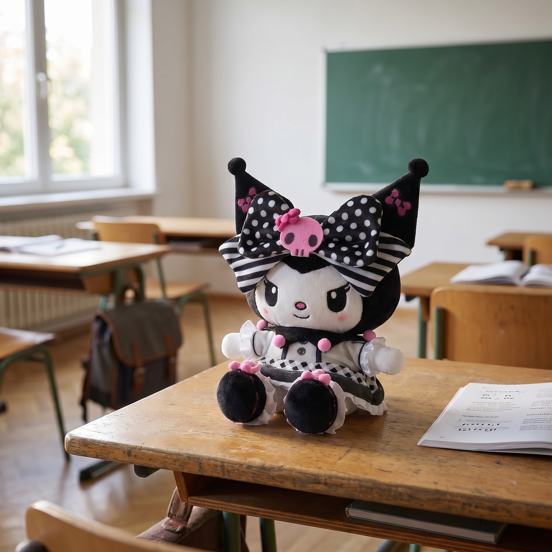 Hello Kitty - Kuromi Plüsch Figur 31cm
