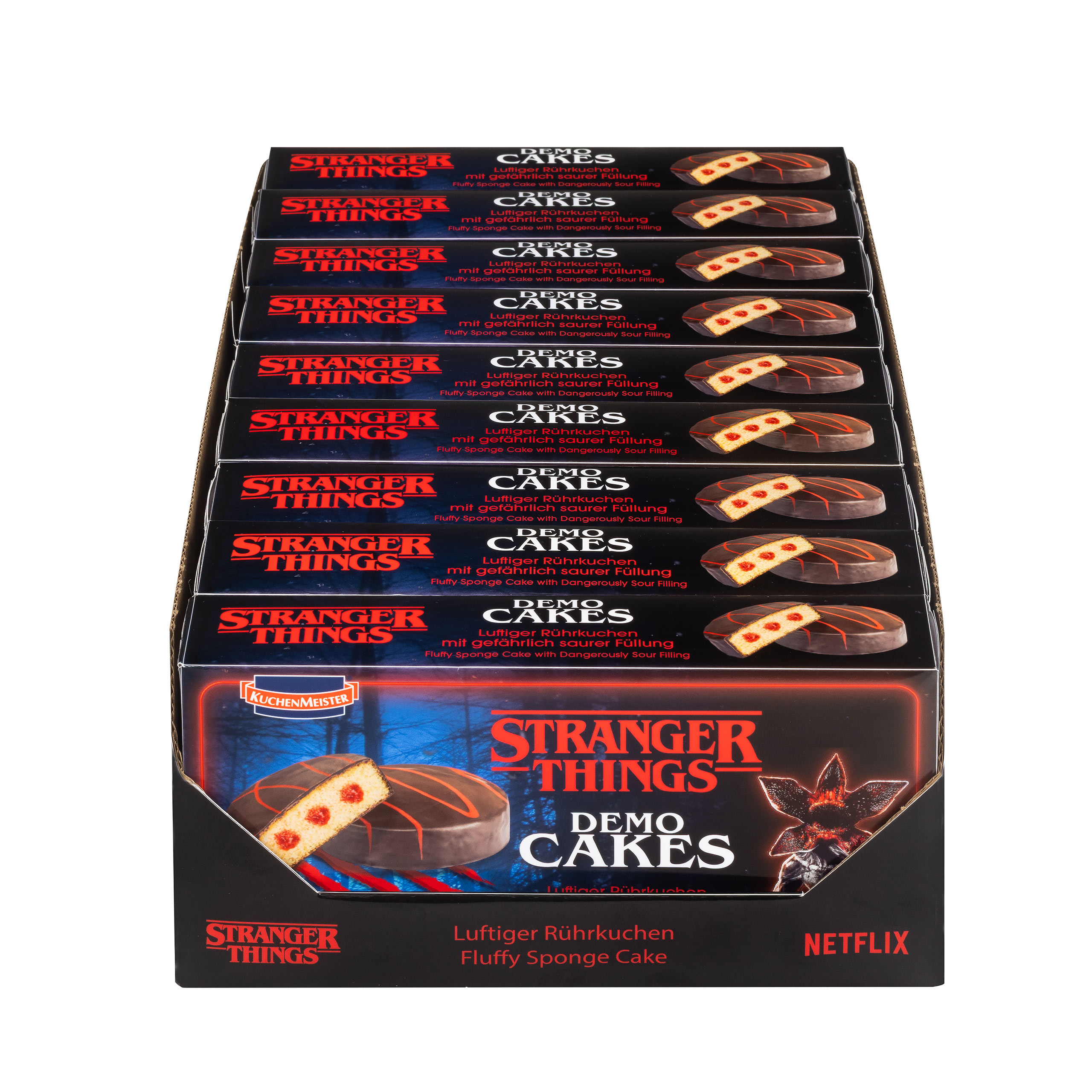 Stranger Things - Demo Cakes Rührkuchen 9er Display