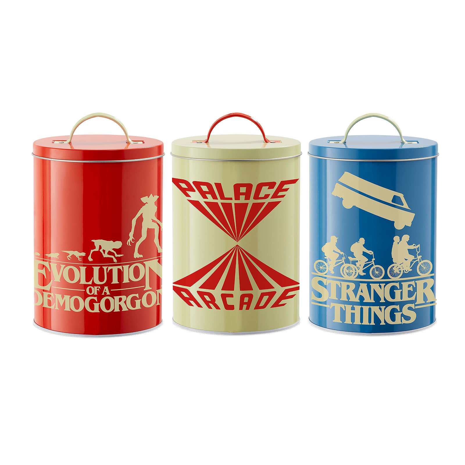 Stranger Things - Silhouette Cans 3-piece set