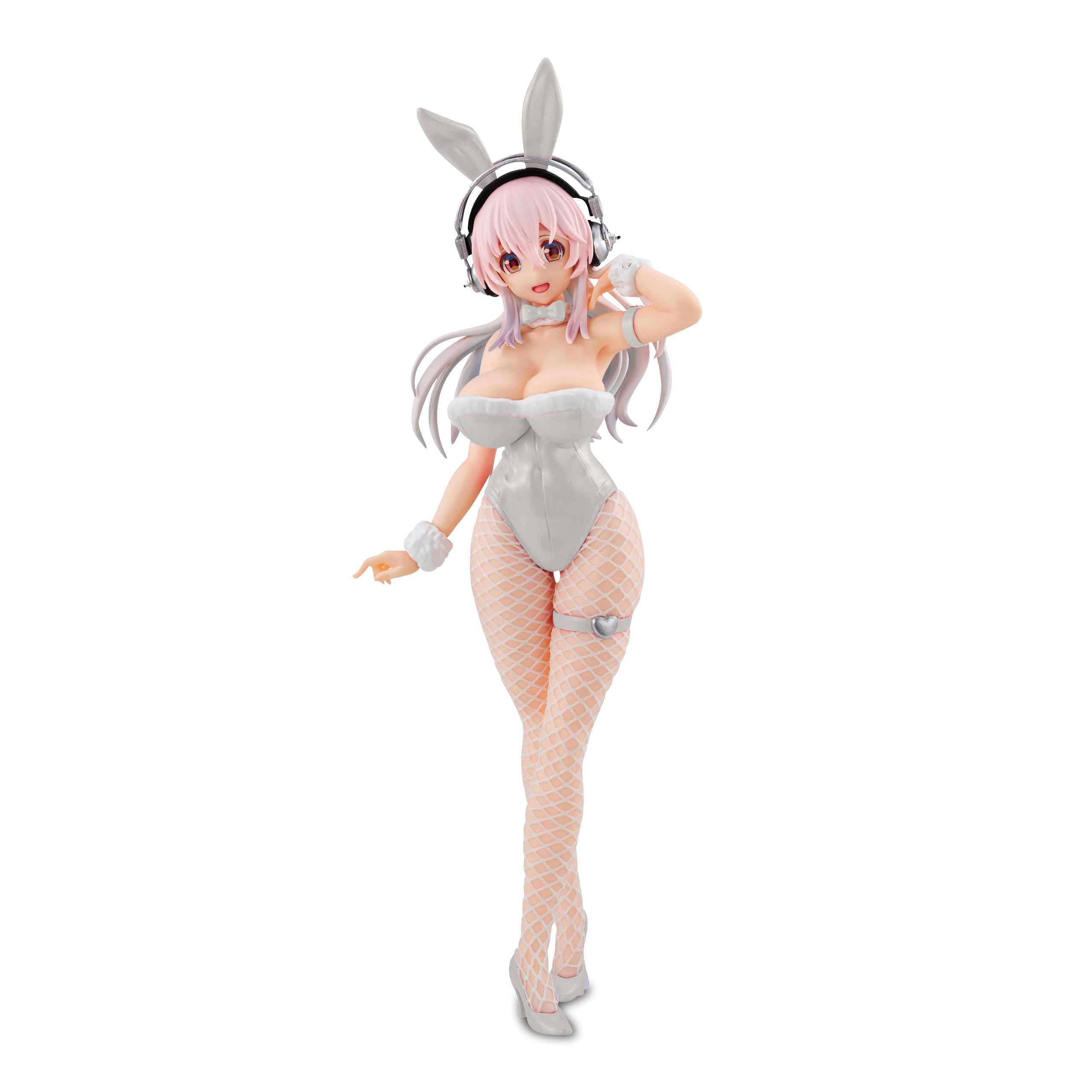 Super Sonico - BiCute Bunnies Figure Pearl White Version