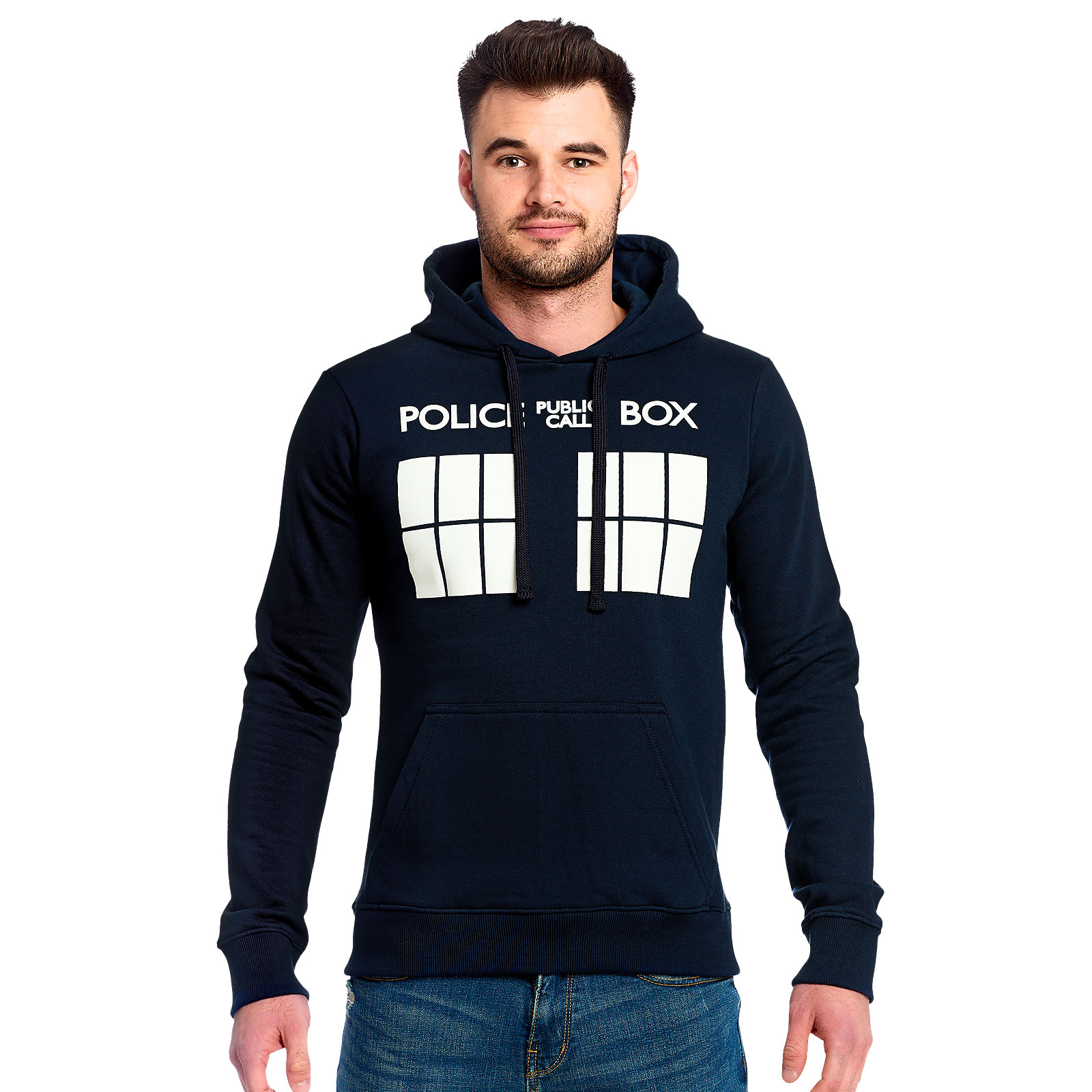 Doctor Who - Tardis Police Box Hoodie blau