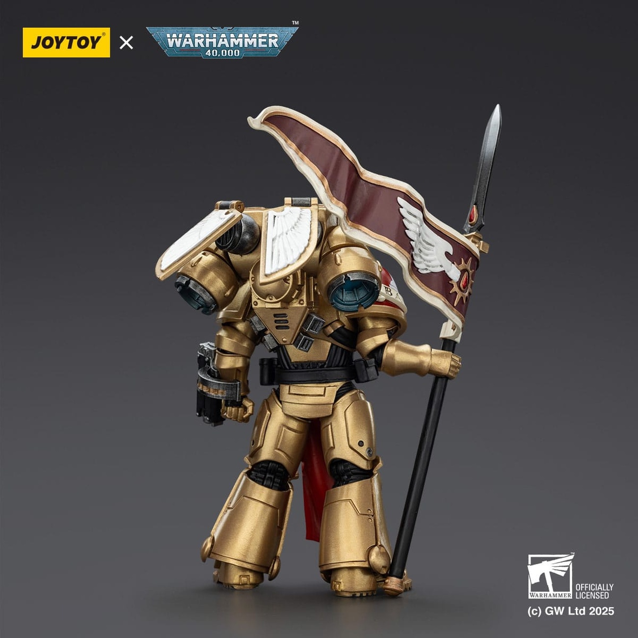 Warhammer 40,000 : Combat Patrol Blood Angels Figurine articulée Sanguinary Guard 3 avec Angelus Boltgun et Encarmine Spear 20 cm