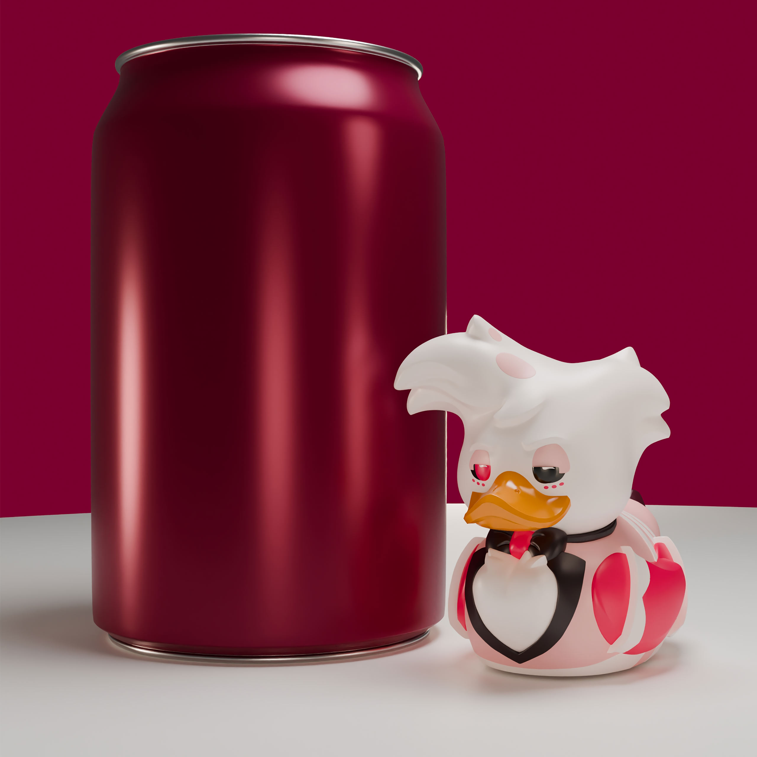 Hazbin Hotel - Angel Dust mini kaczka dekoracyjna TUBBZ