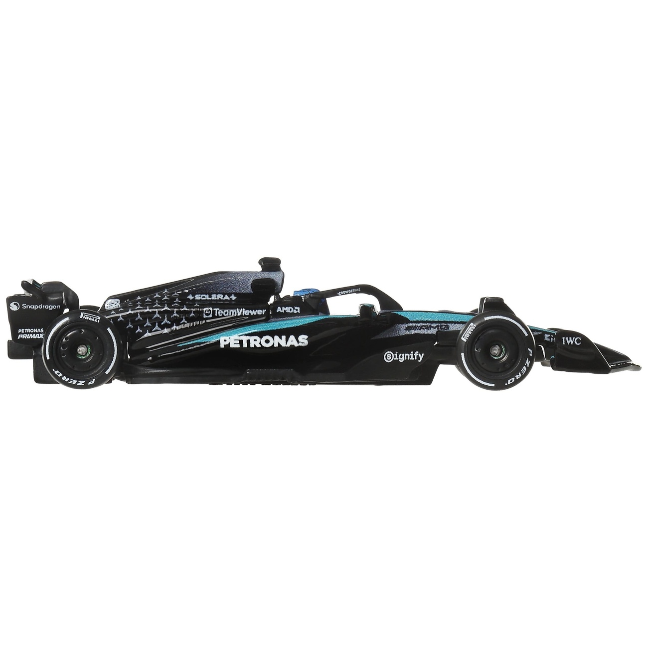 Formule 1 Hot Wheels véhicule Premium moulé sous pression 1:64 Équipe Mercedes Benz : Pilote 1