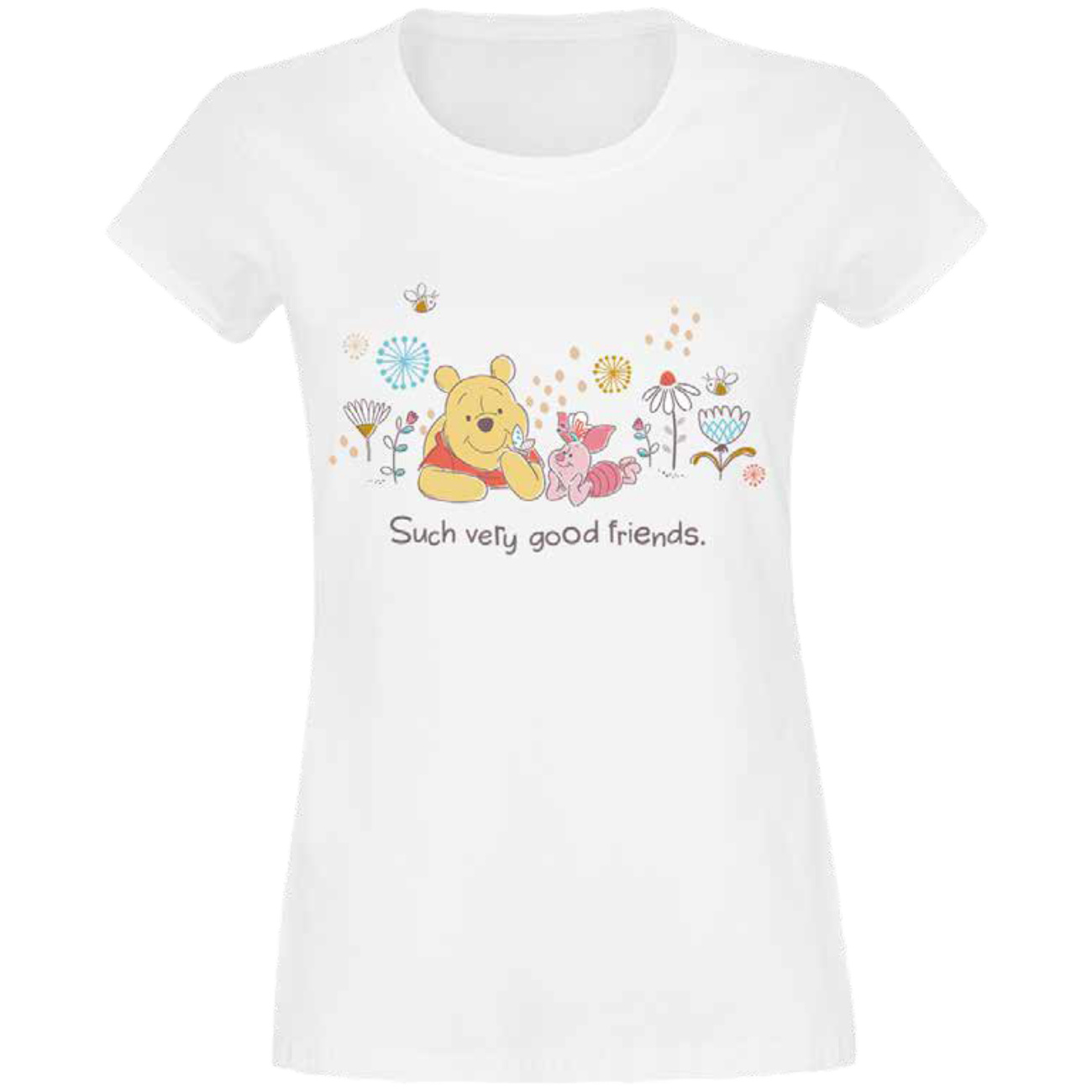 Winnie l’Ourson - Good Friends T-shirt femme blanc