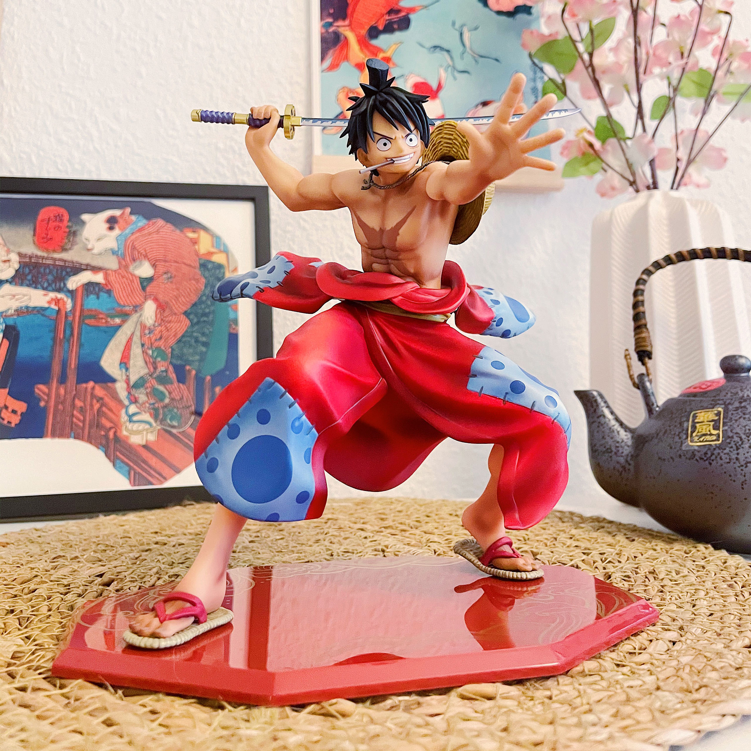 One Piece - Statue de l'Alliance des Guerriers Ruffy Taro