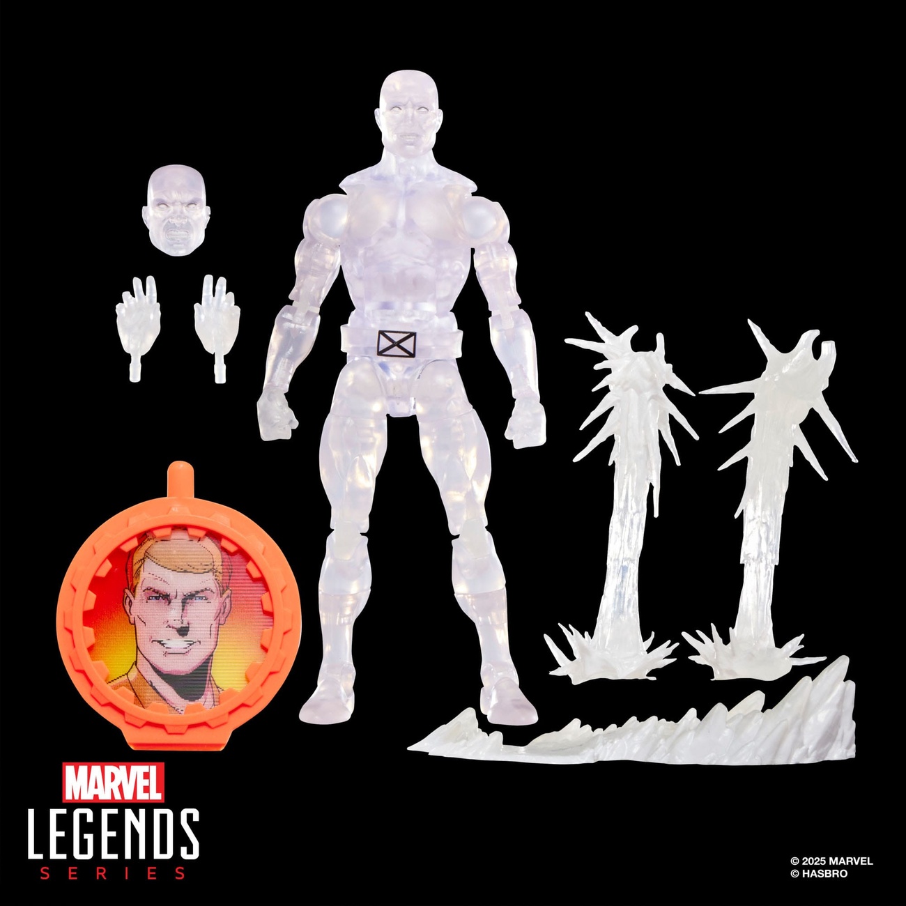 Secret Wars Marvel Legends figurine rétro Iceman 15 cm