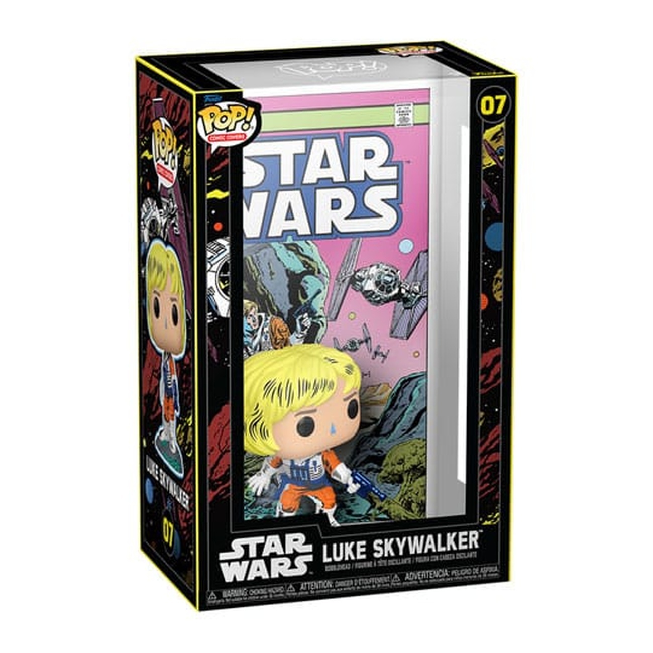 Star Wars POP! Comic Cover figure in vinile Luke Skywalker 9 cm