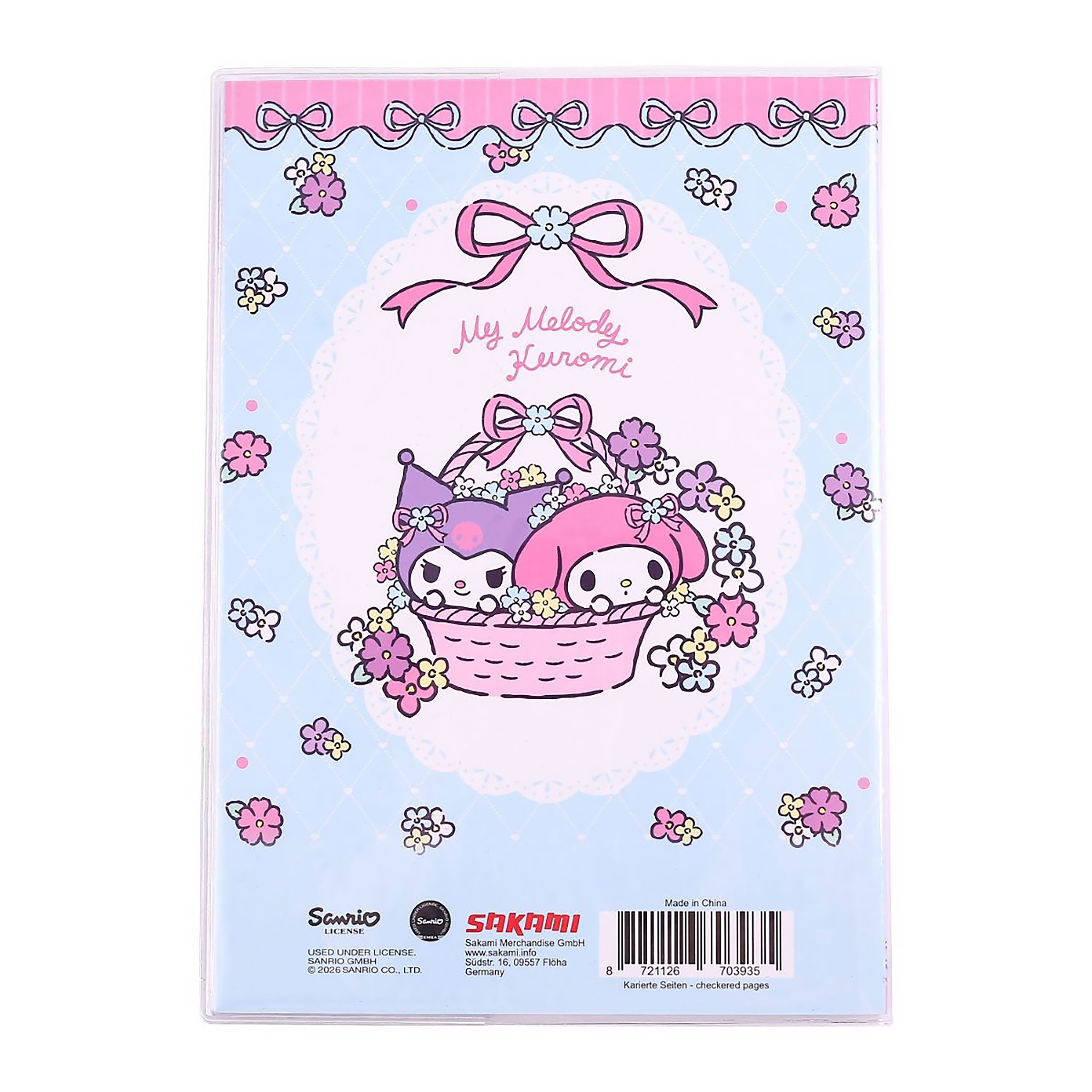 Hello Kitty - Kuromi & My Melody Notizbuch