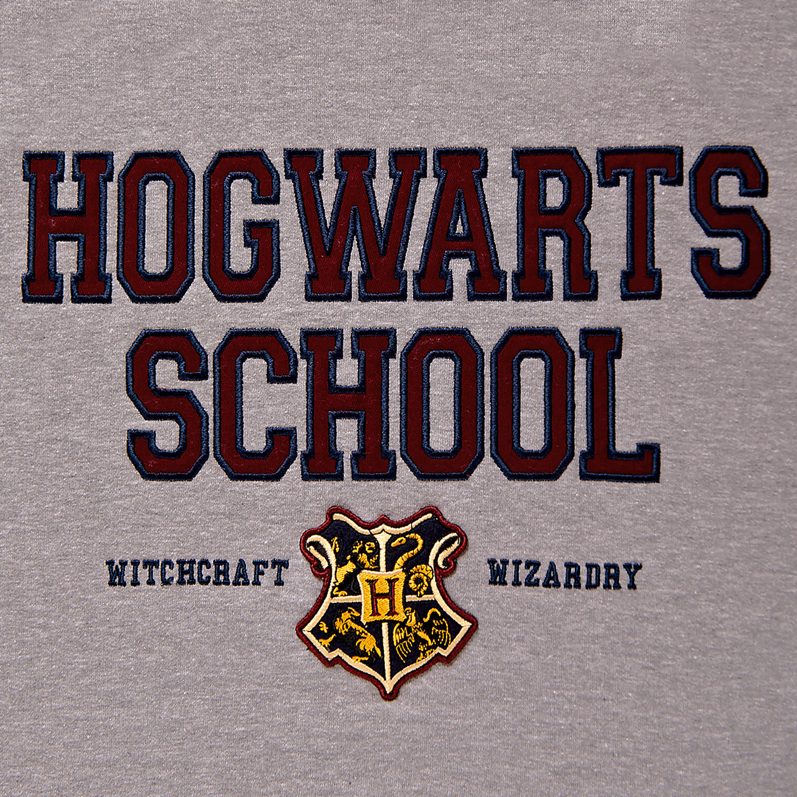 Harry Potter - Sweat à capuche Hogwarts School gris