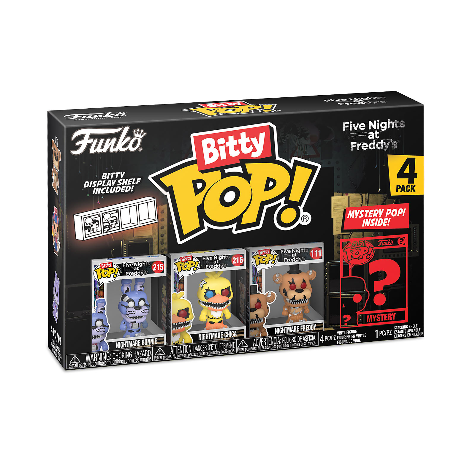 Five Nights at Freddy's - Funko Bitty Pop ensemble de 4 figurines série 4