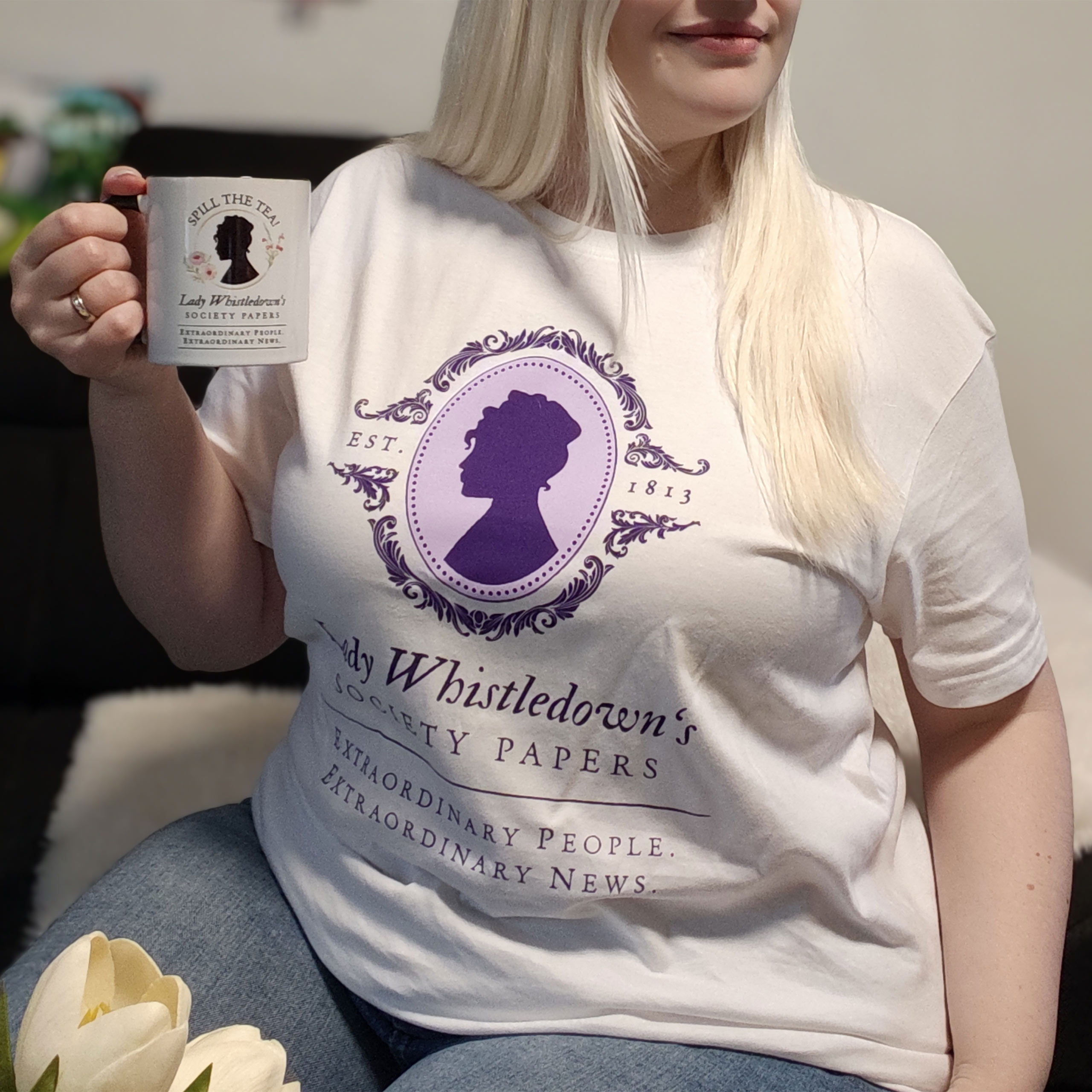 T-shirt Society Papers per fan di Bridgerton