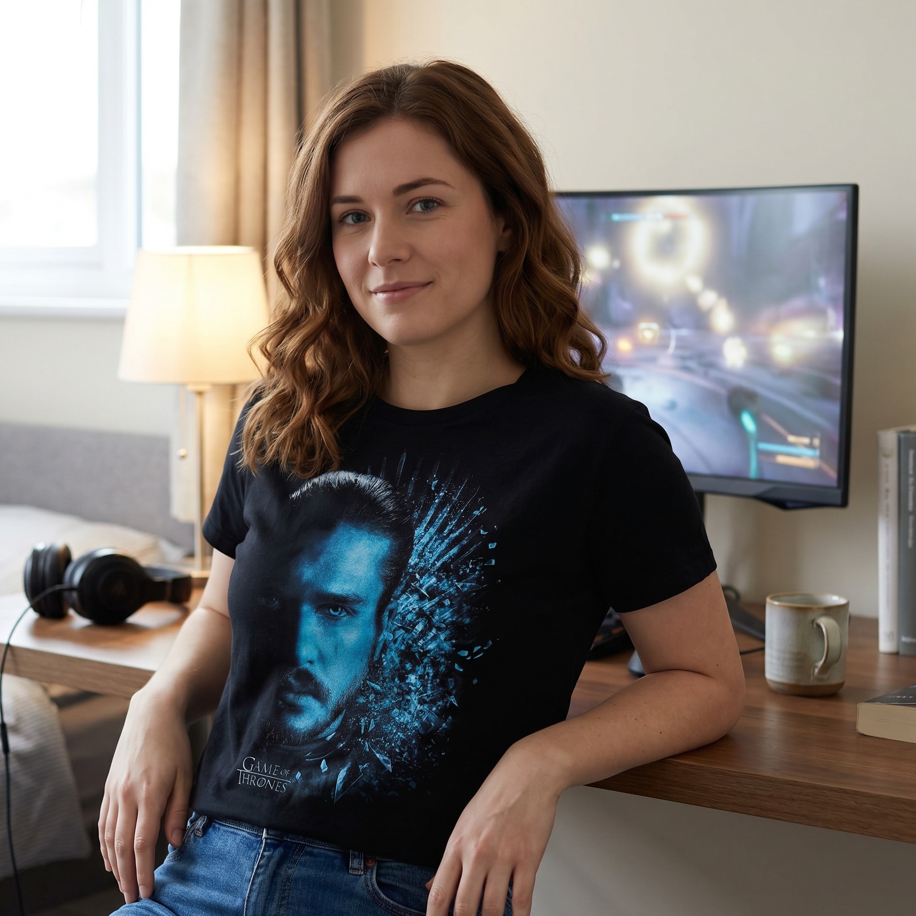 Game of Thrones - Jon Winter is Here T-Shirt noir