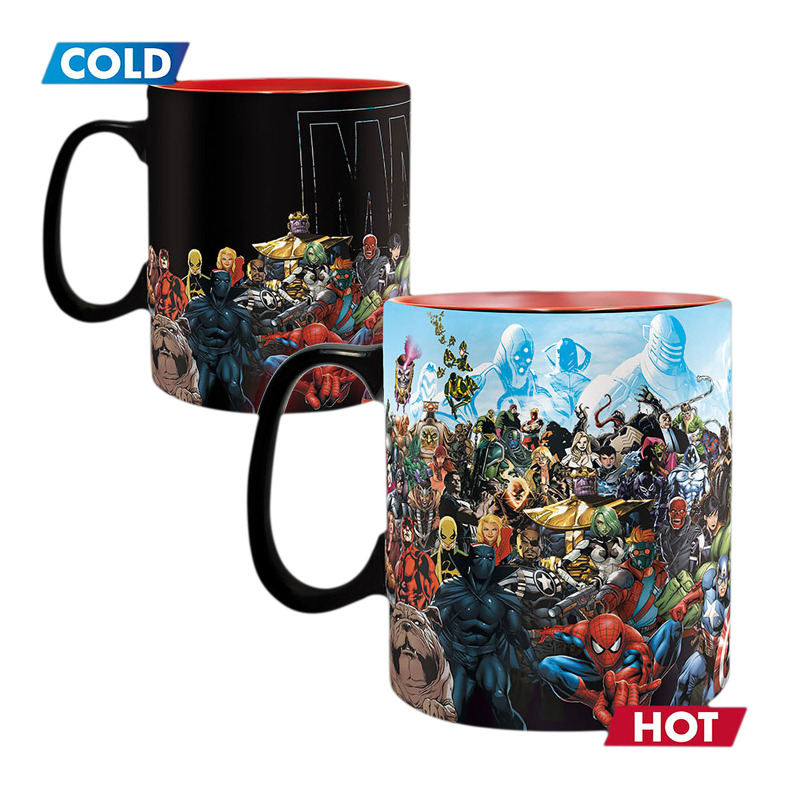 Marvel - Heroes Thermo Effect Mug