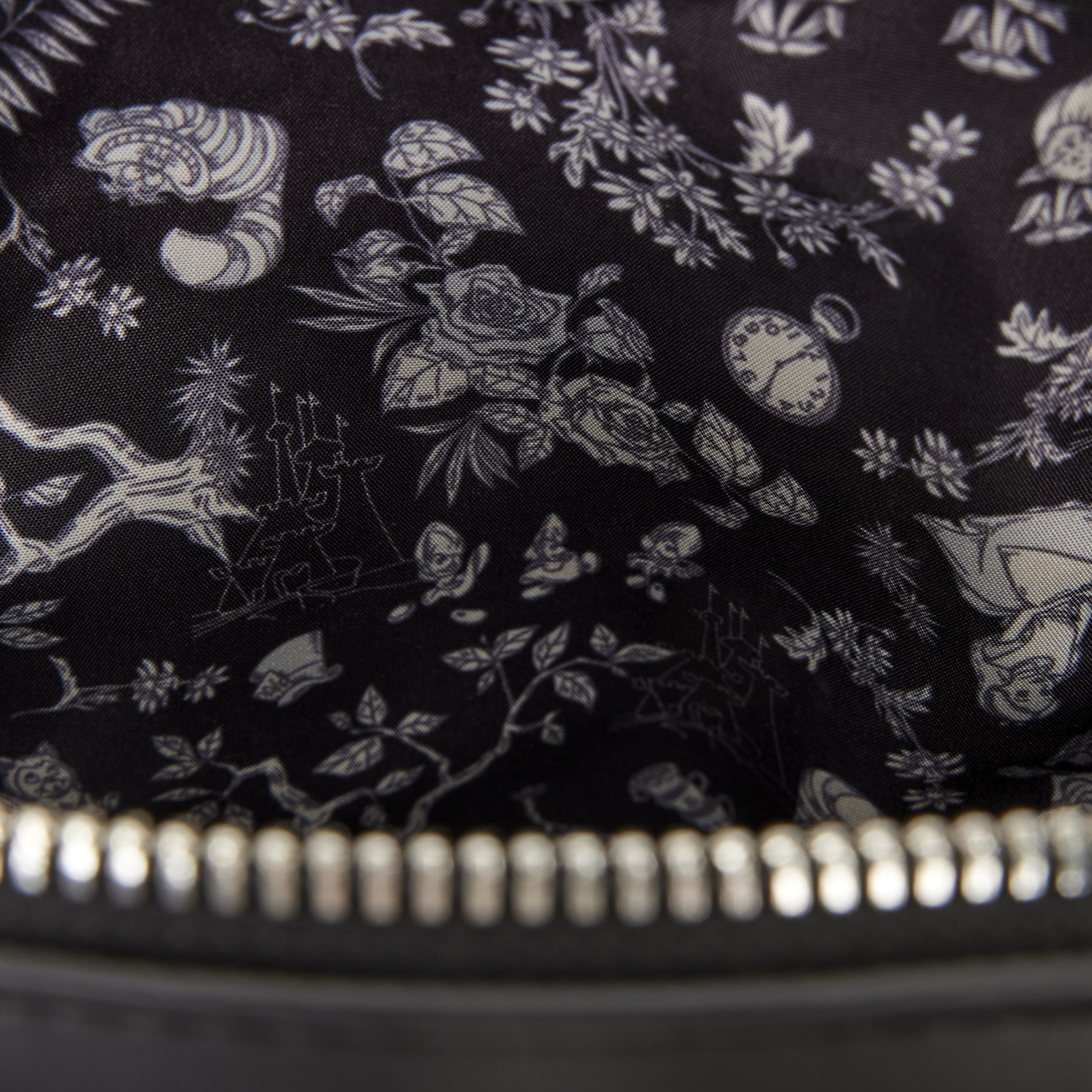 Alice im Wunderland - Floral Crossbody Tasche mit Geldbörse