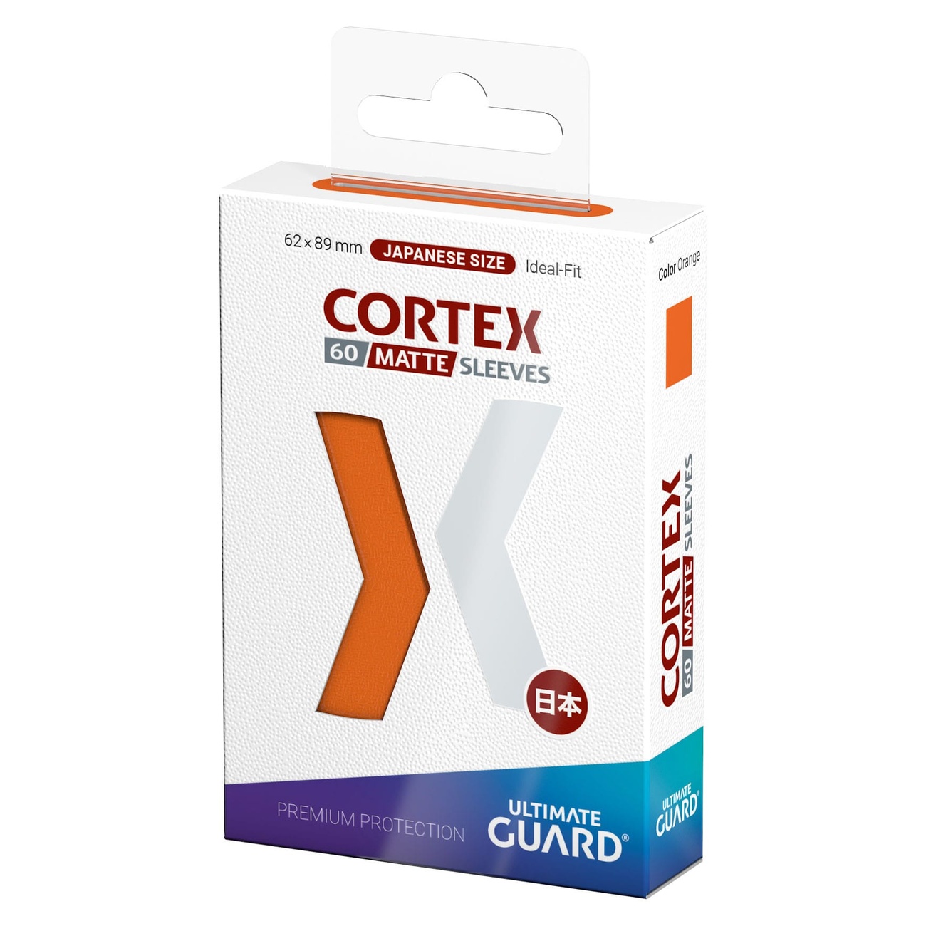 Ultimate Guard Cortex Sleeves Matte Japanese Size (60) - Orange