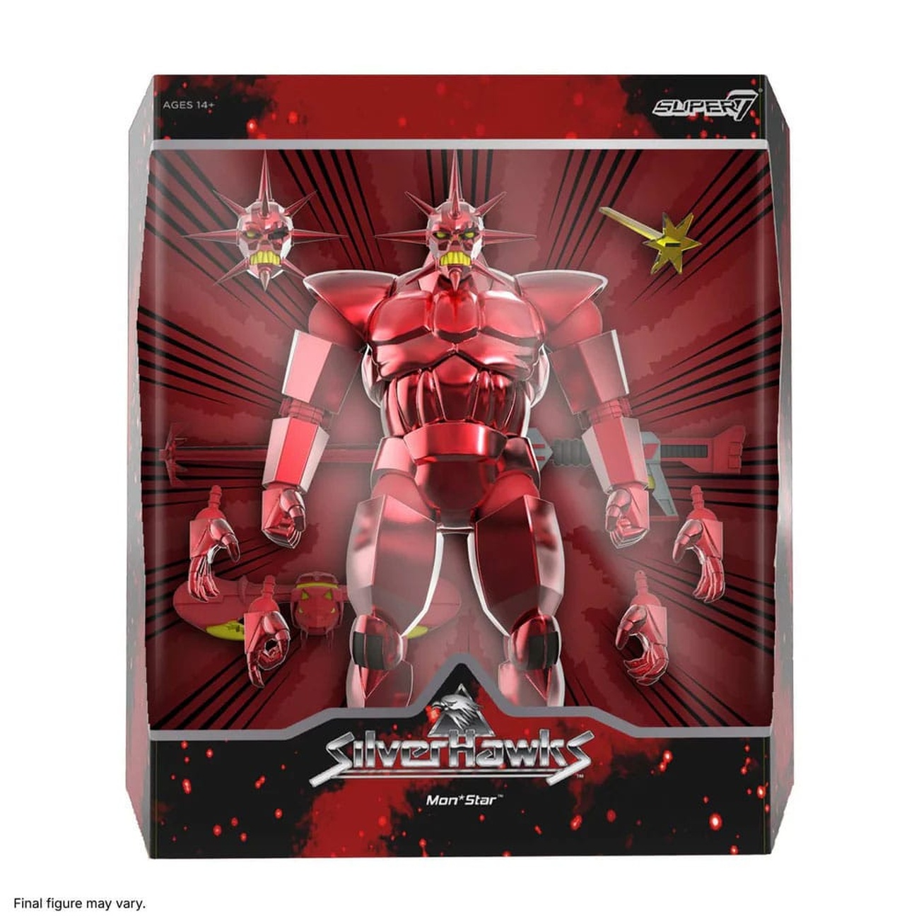 SilverHawks Ultimates action figure Mon*Star Metallic Vac Metal 18 cm
