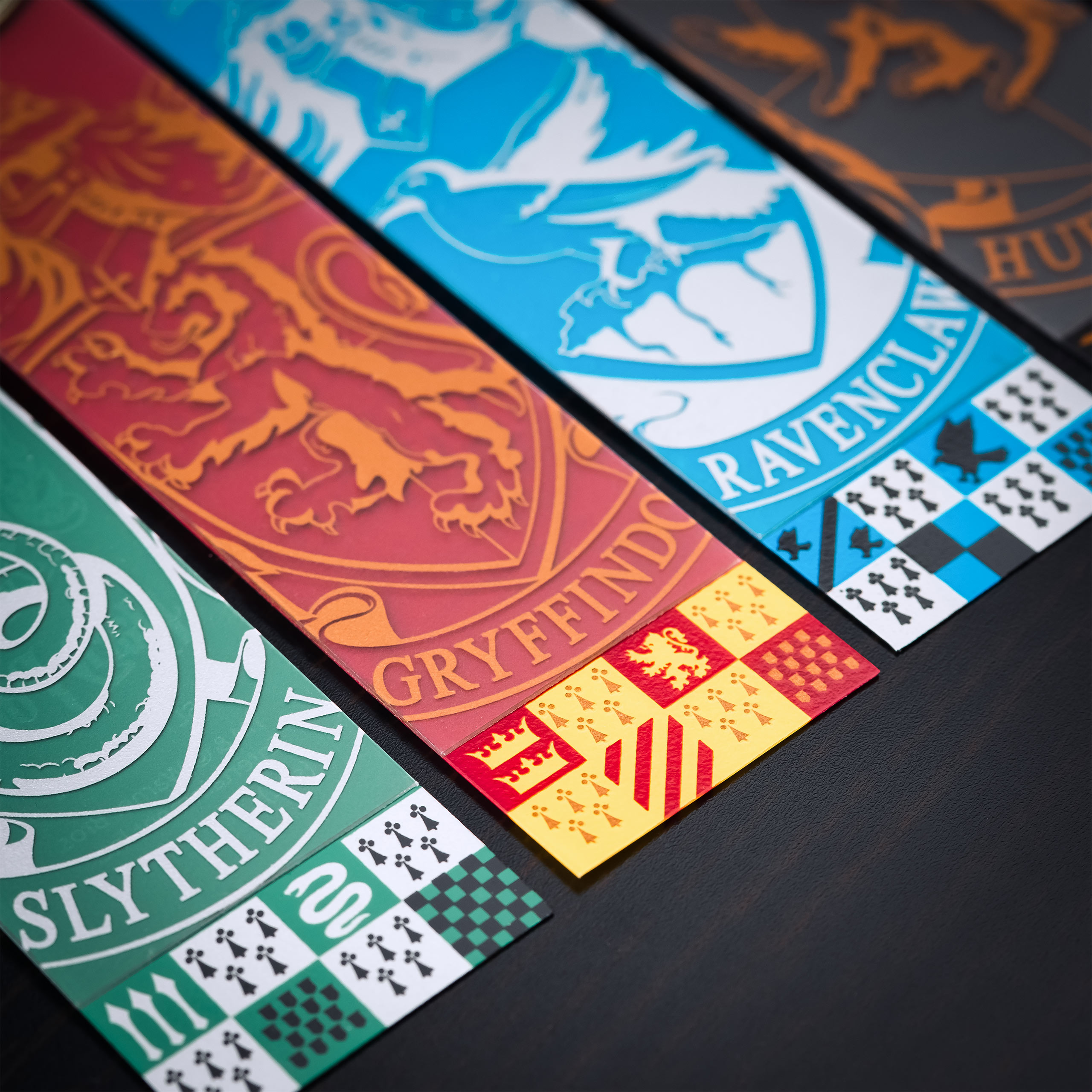 Harry Potter - Collection de marque-pages de l'emblème de la maison de Hogwarts