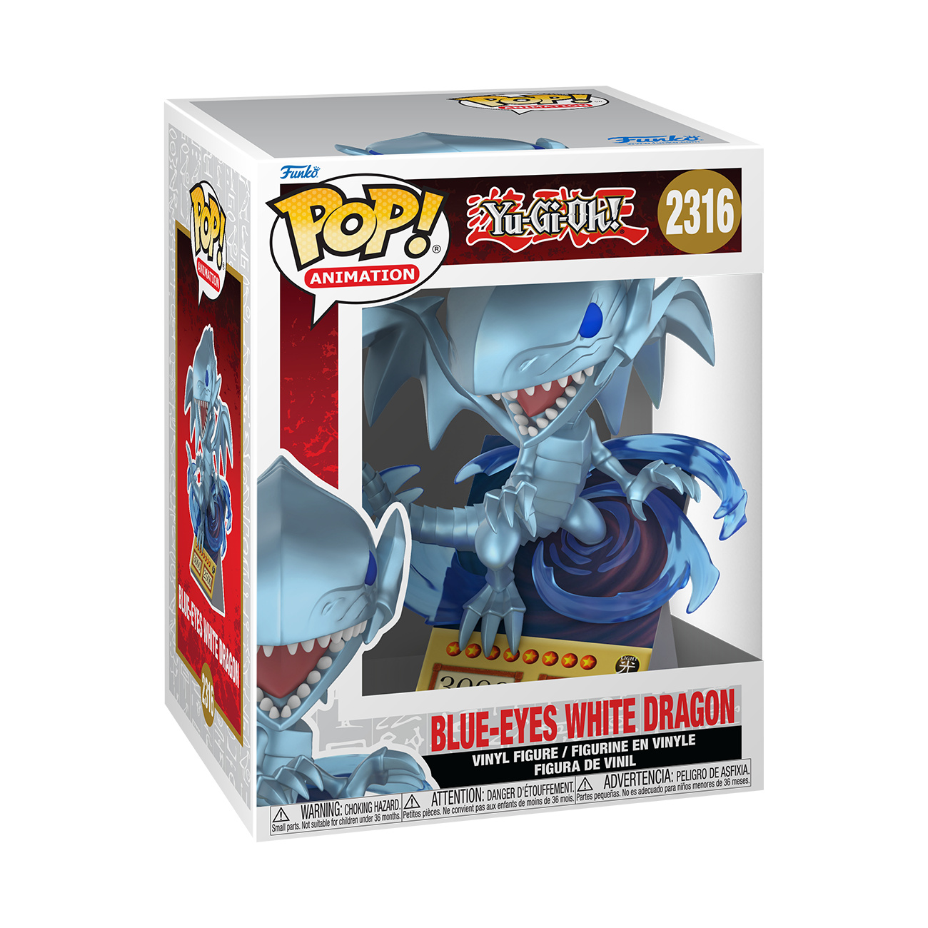 Yu-Gi-Oh! - Blue-Eyes White Dragon (Card) Funko Pop figuur