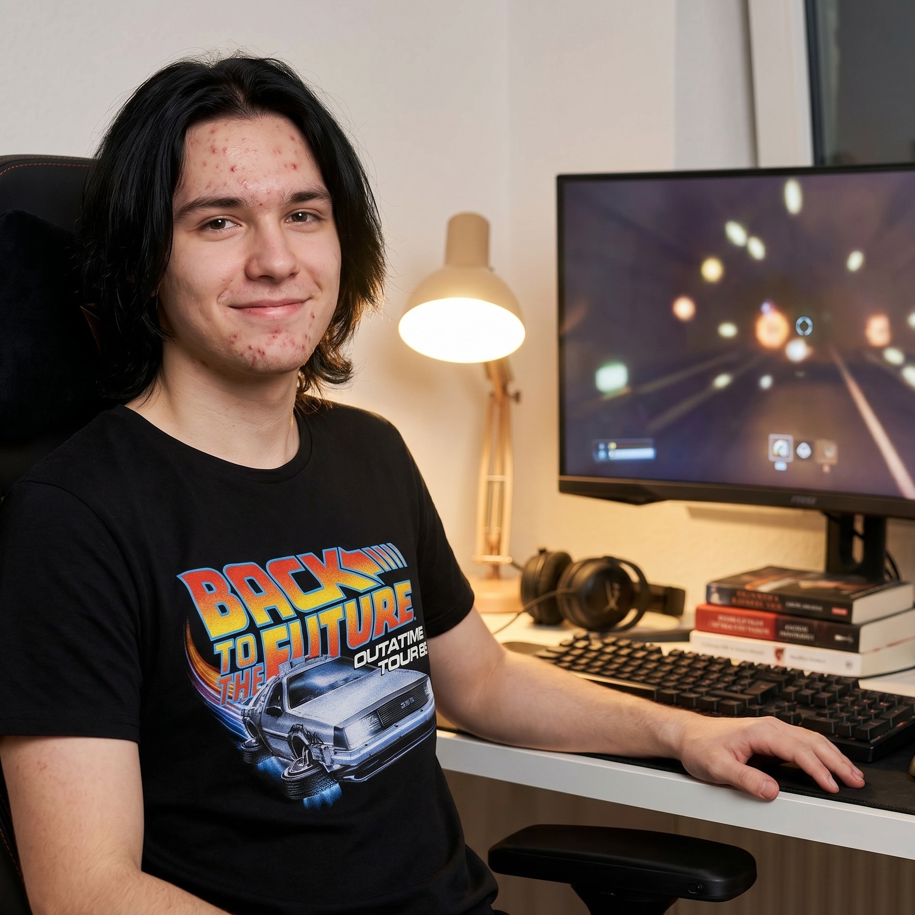 Tillbaka till framtiden - Outatime Tour T-shirt svart