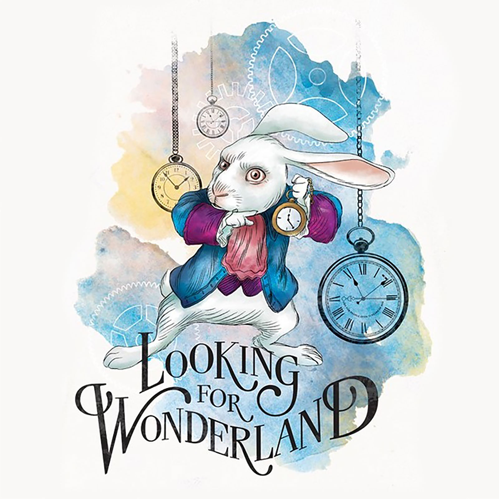 Alice im Wunderland - Wonderland Girlie Shirt weiß