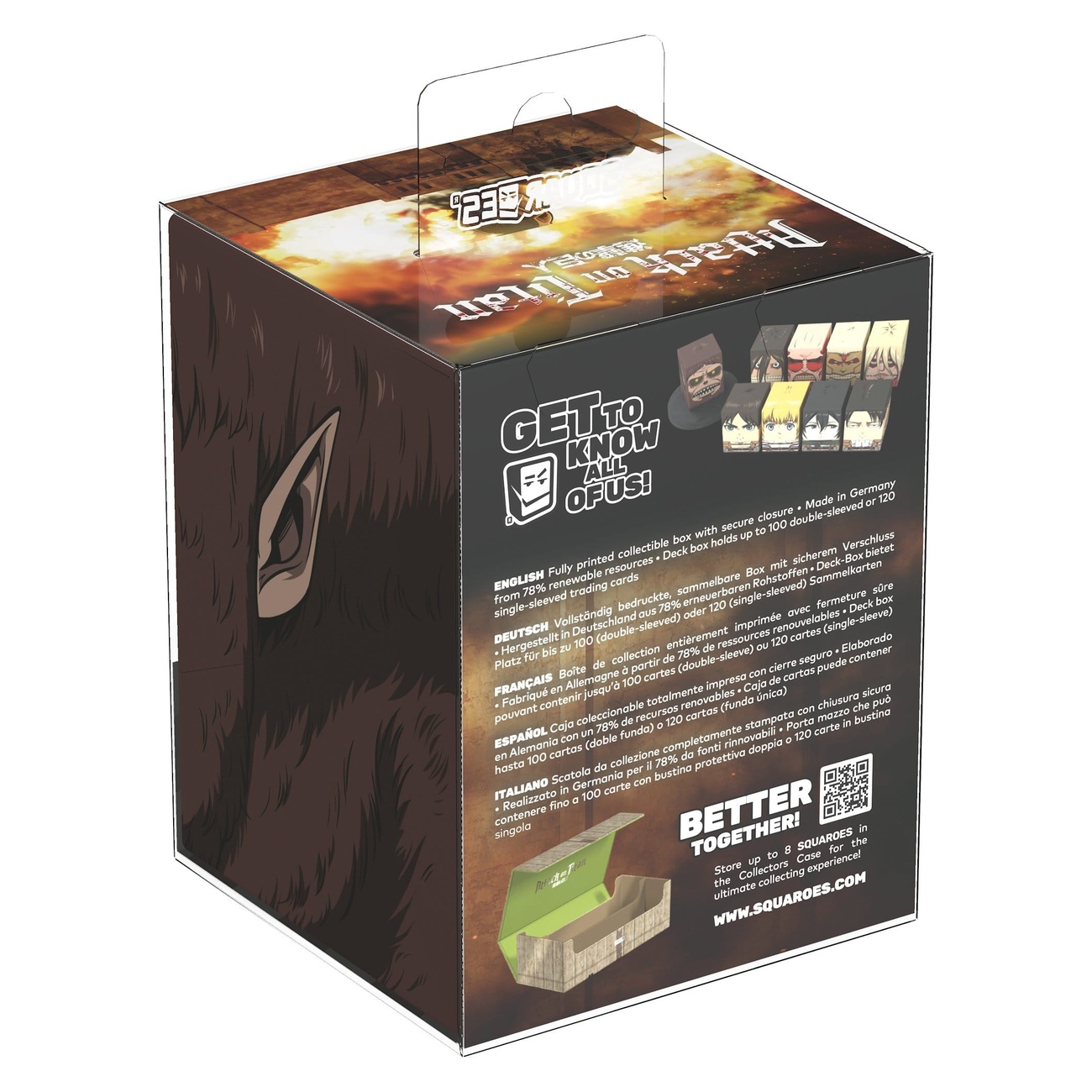Squaroes Squaroe Attack on Titan AOT009 - Beast Titan