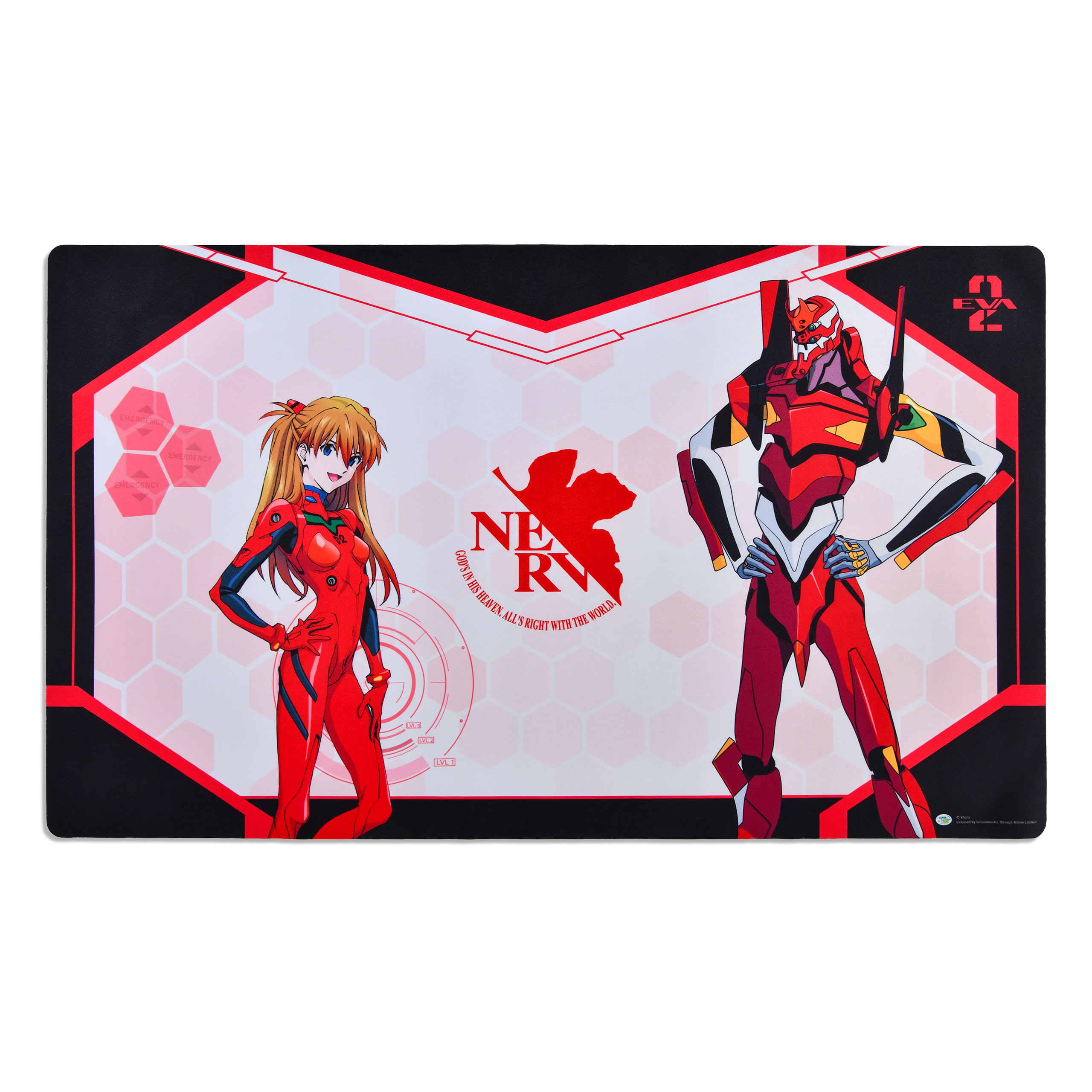 Evangelion - Tapis de souris Asuka et Unit-02
