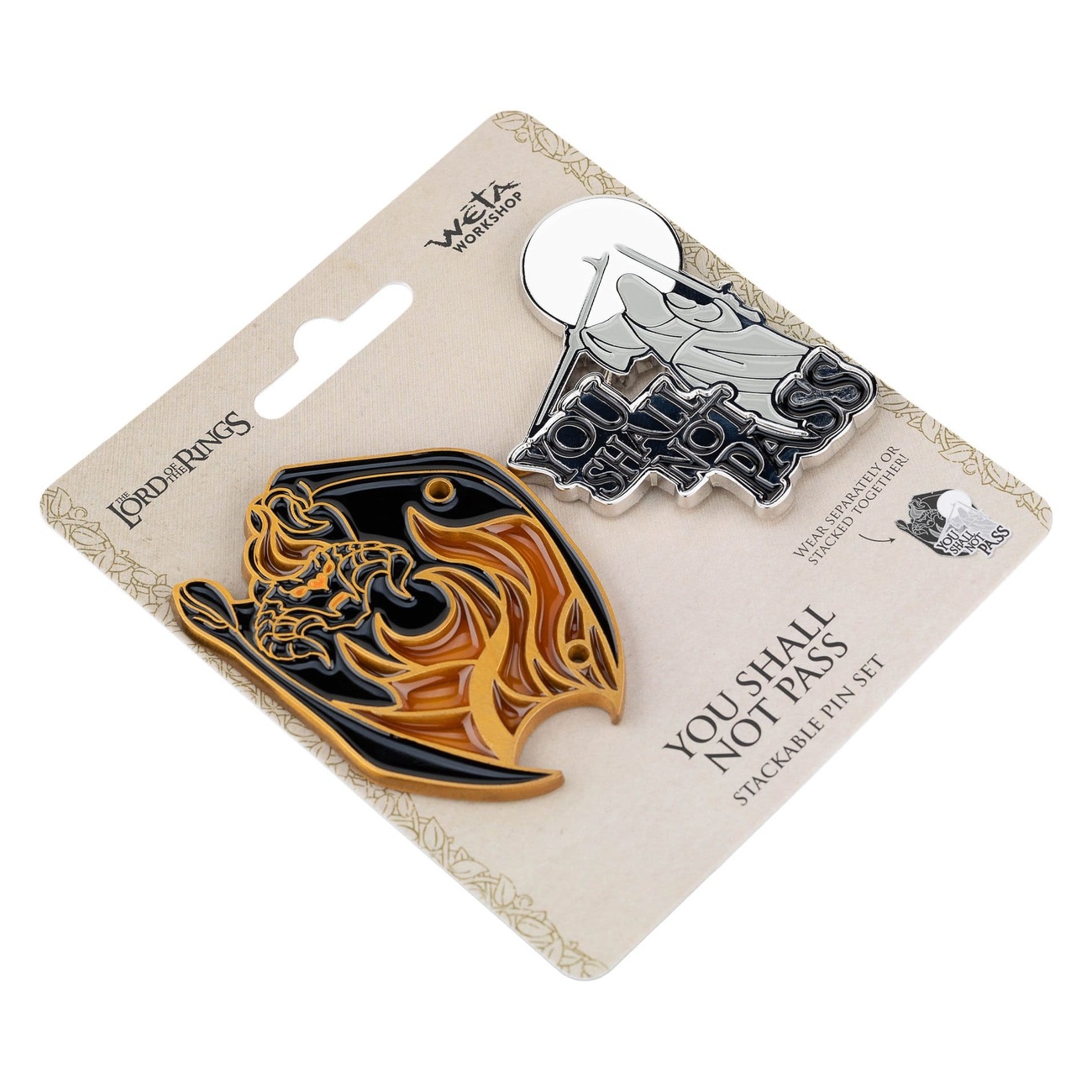 Le Seigneur des Anneaux - You Shall Not Pass set de 2 pins