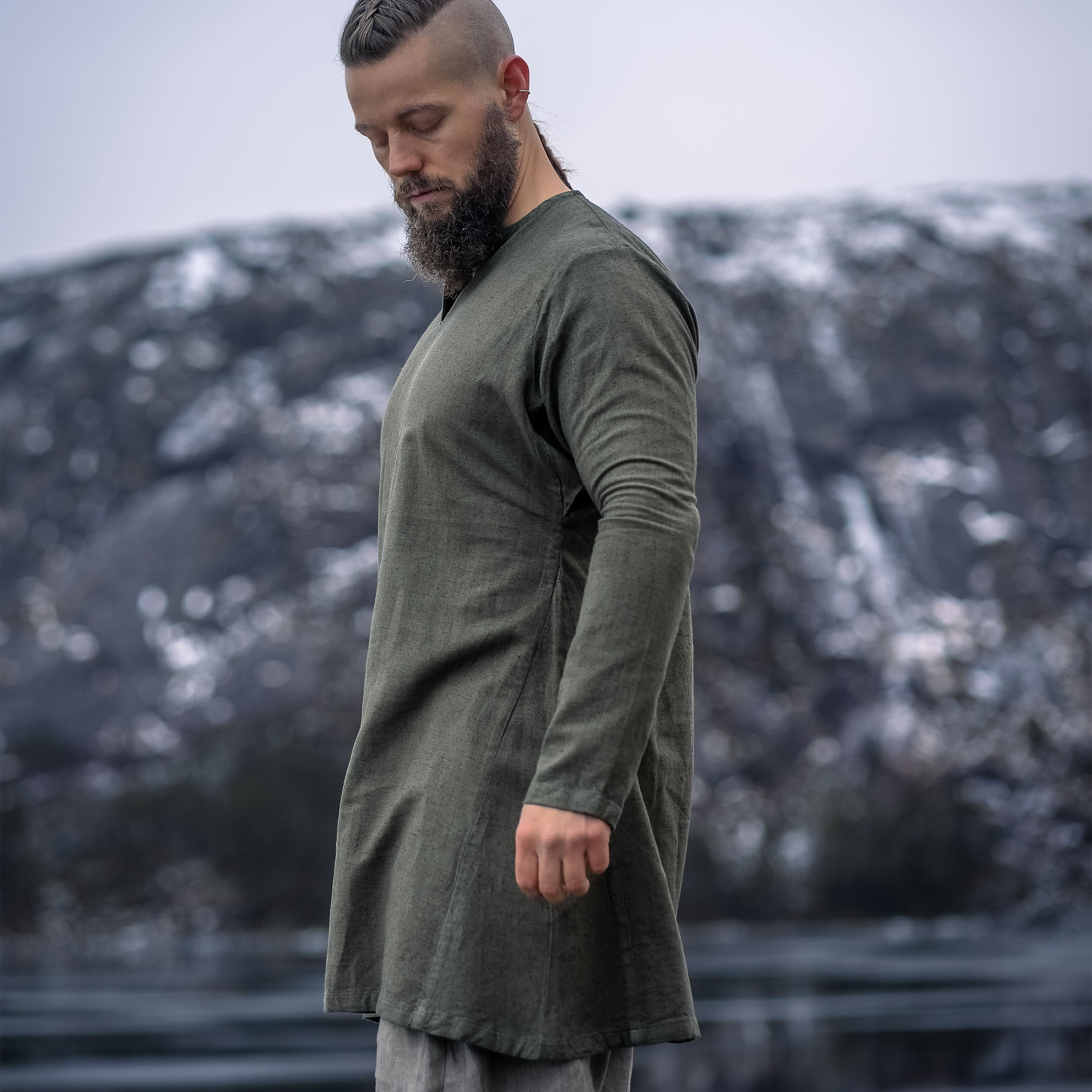 Medieval Linen Tunic Green