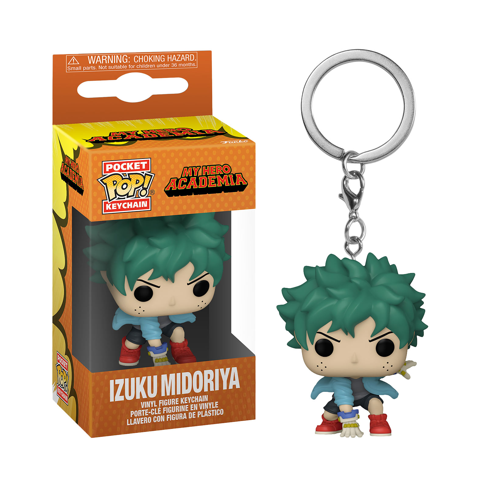 My Hero Academia - Deku met handschoenen Funko Pop Sleutelhanger