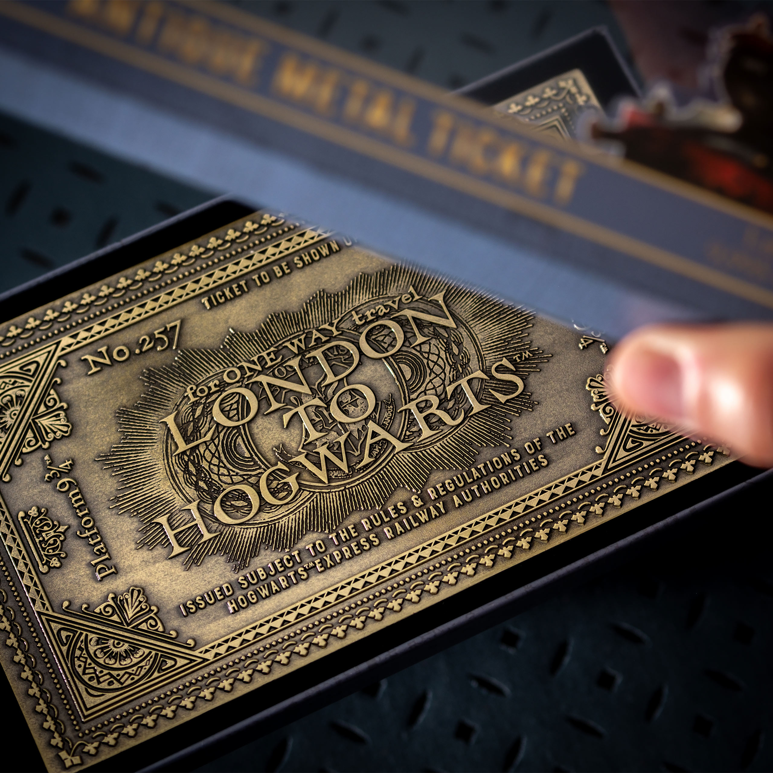 Harry Potter - Réplique de billet antique du Poudlard Express limitée