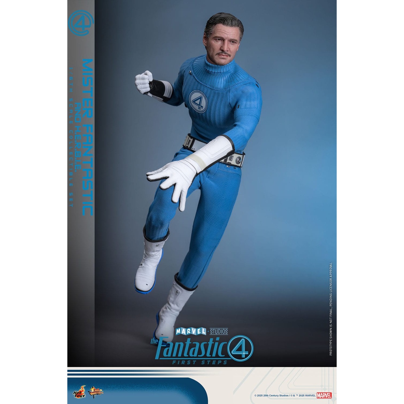Les Quatre Fantastiques - Mister Fantastic & H.E.R.B.I.E. coffret de figurines d’action Masterpiece 1:6