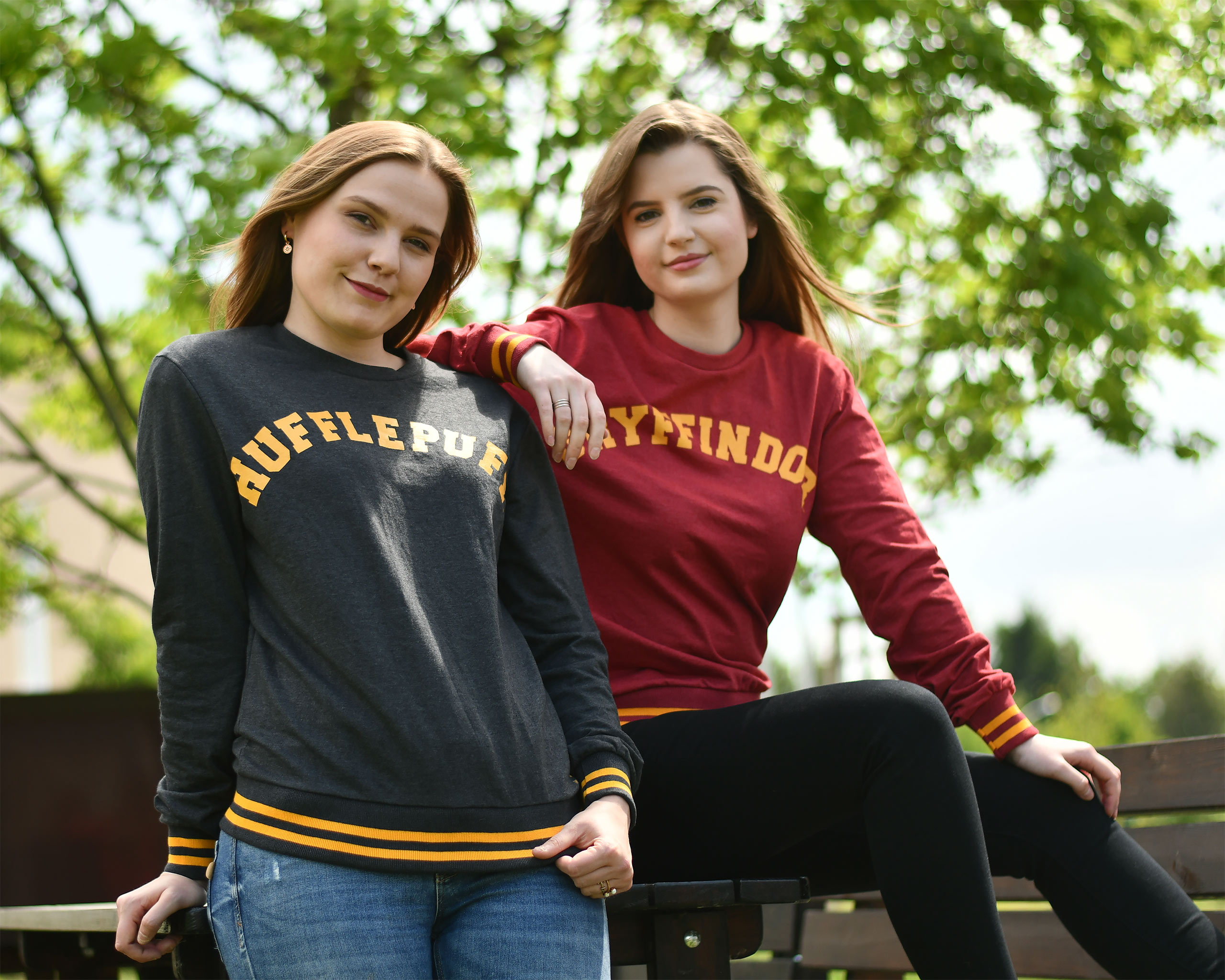 Harry Potter - Hufflepuff College Sweater Grijs