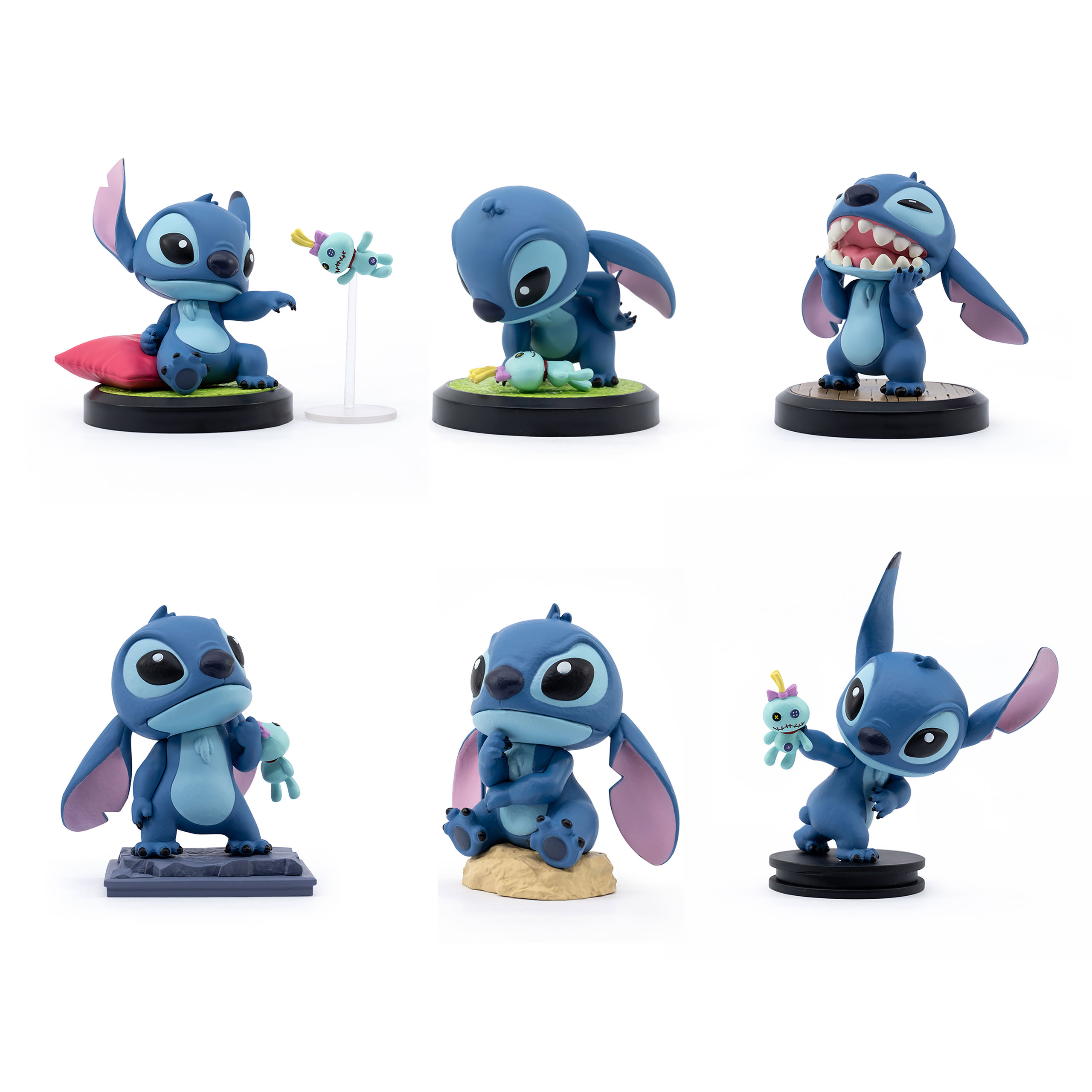 Stitch YuMe Hero Box Art Gallery Series Blind Box - Lilo & Stitch 6er Display