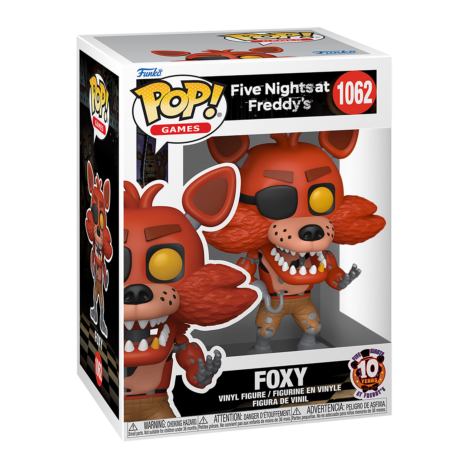 Five Nights at Freddy's - Figurine Foxy Funko Pop 10ème Anniversaire